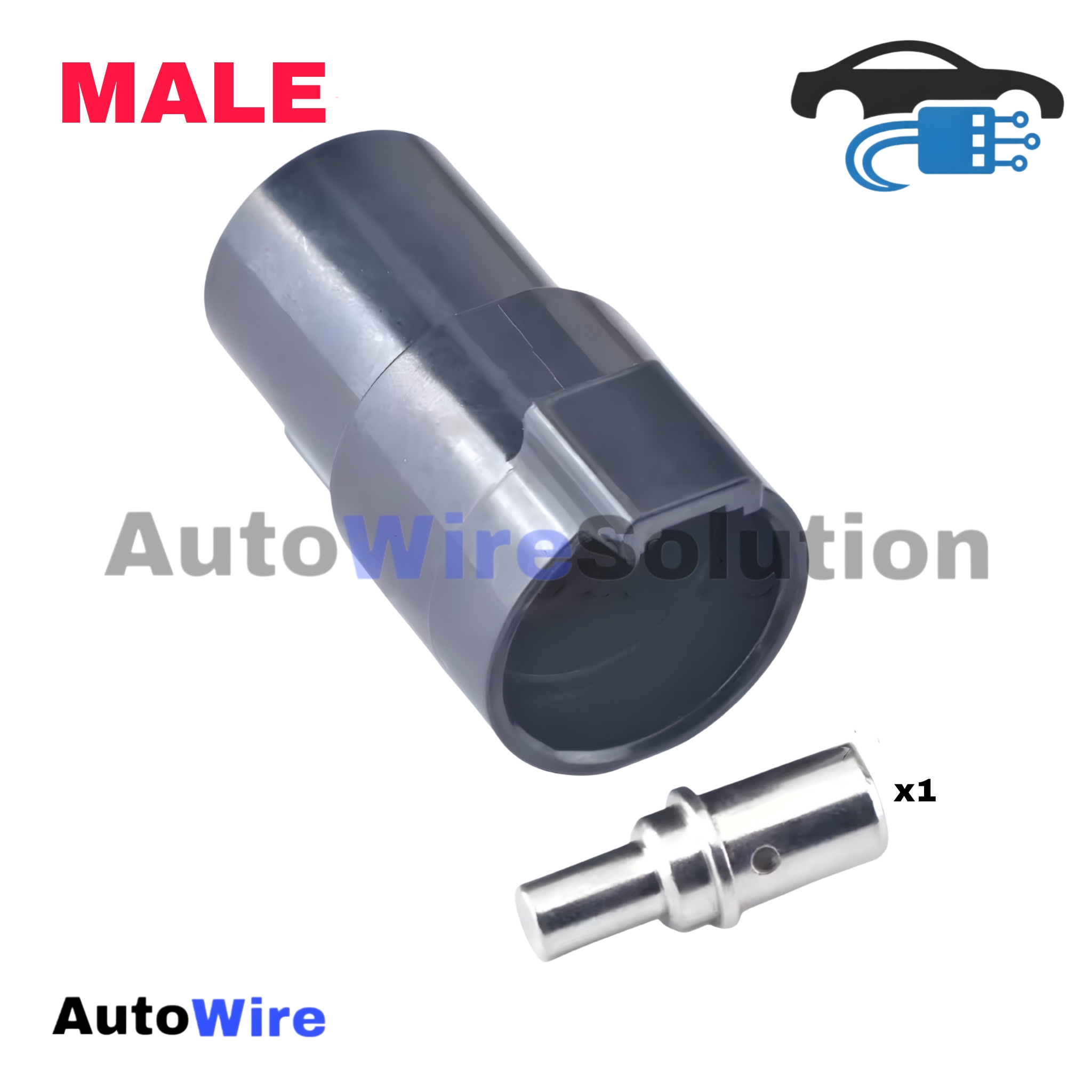 CONNECTOR DEUTSCH SIZE 4 DTHD 1 PIN MALE