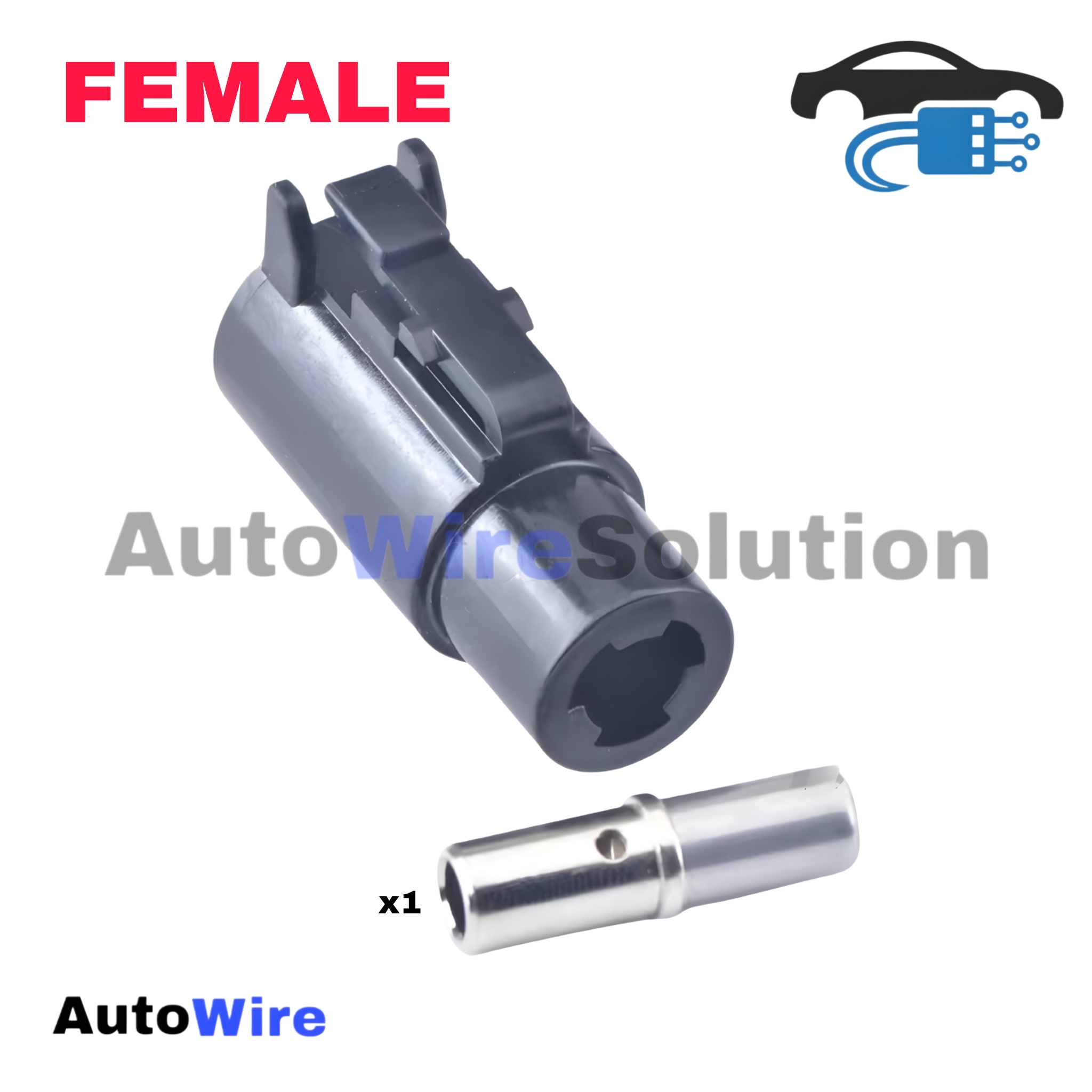 CONNECTOR DEUTSCH SIZE 8 DTHD 1 PIN FEMALE