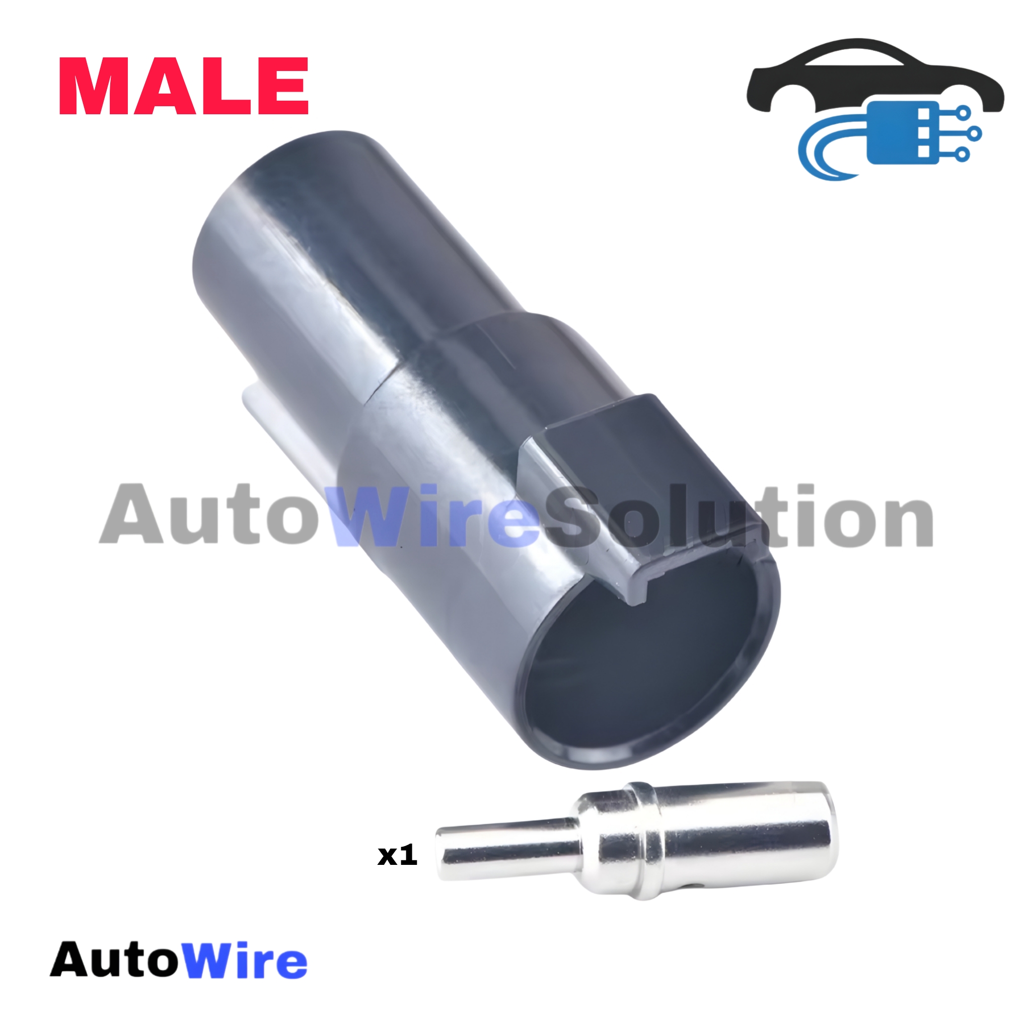 CONNECTOR DEUTSCH SIZE 8 DTHD 1 PIN MALE