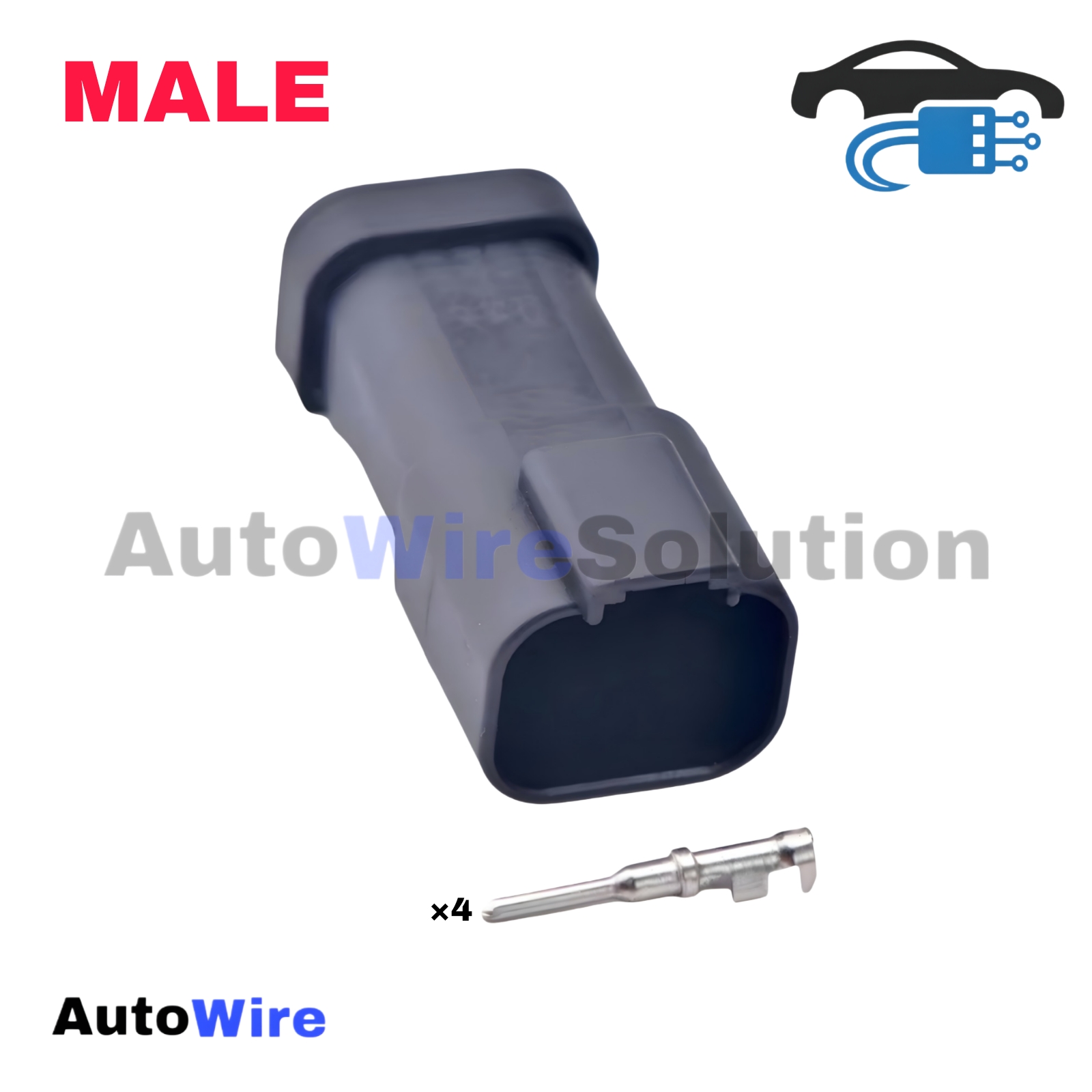 CONNECTOR DEUTSCH 4 PIN MALE SERIES