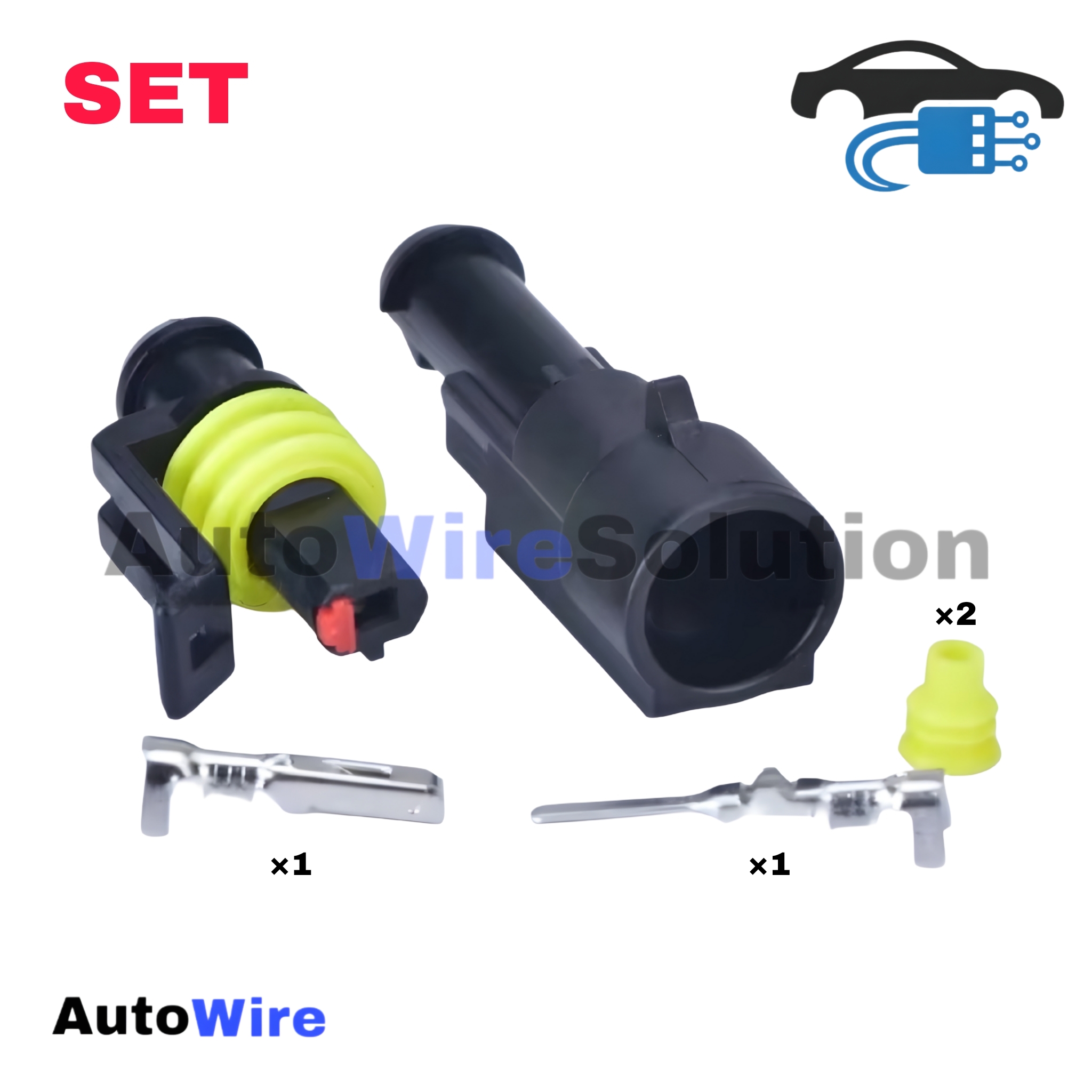 CONNECTOR SUPERSEAL 1 PIN KIT