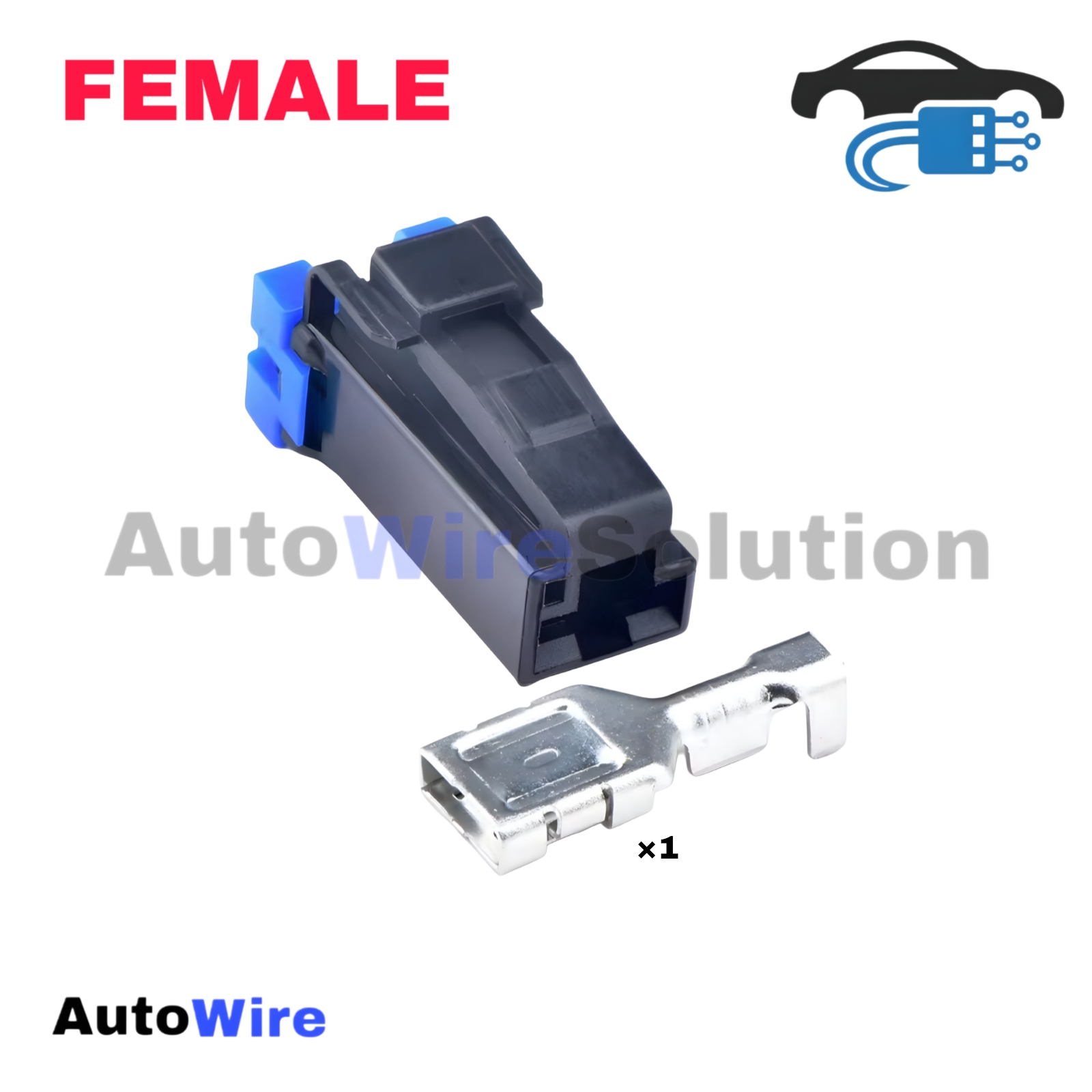 CONNECTOR LARGE STARTER 1 PIN FEMALE