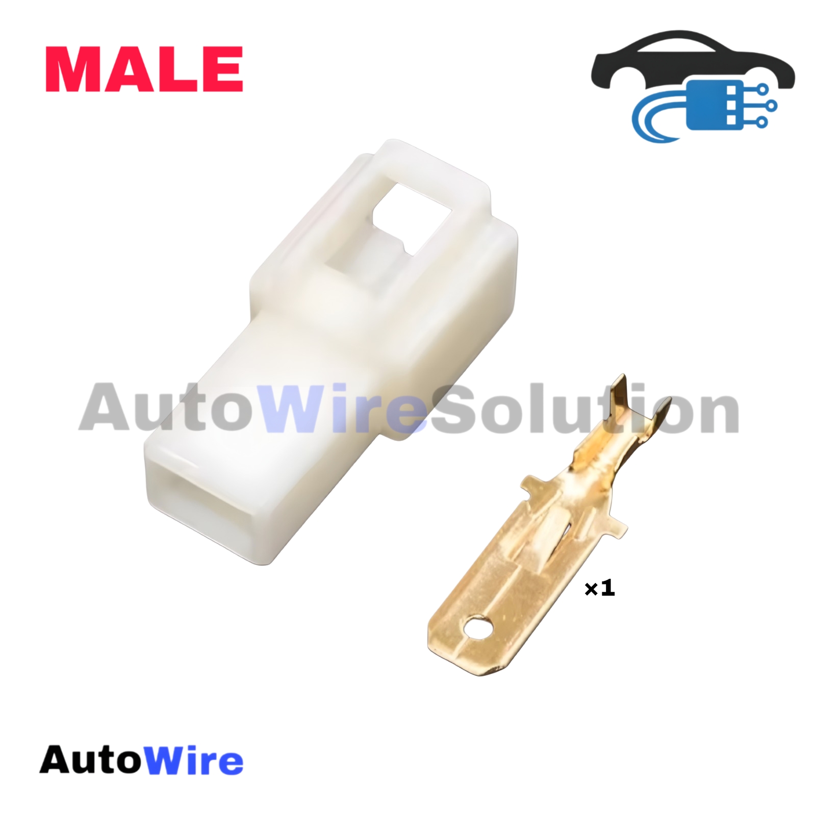 CONNECTOR CHANGE 1 PIN MALE