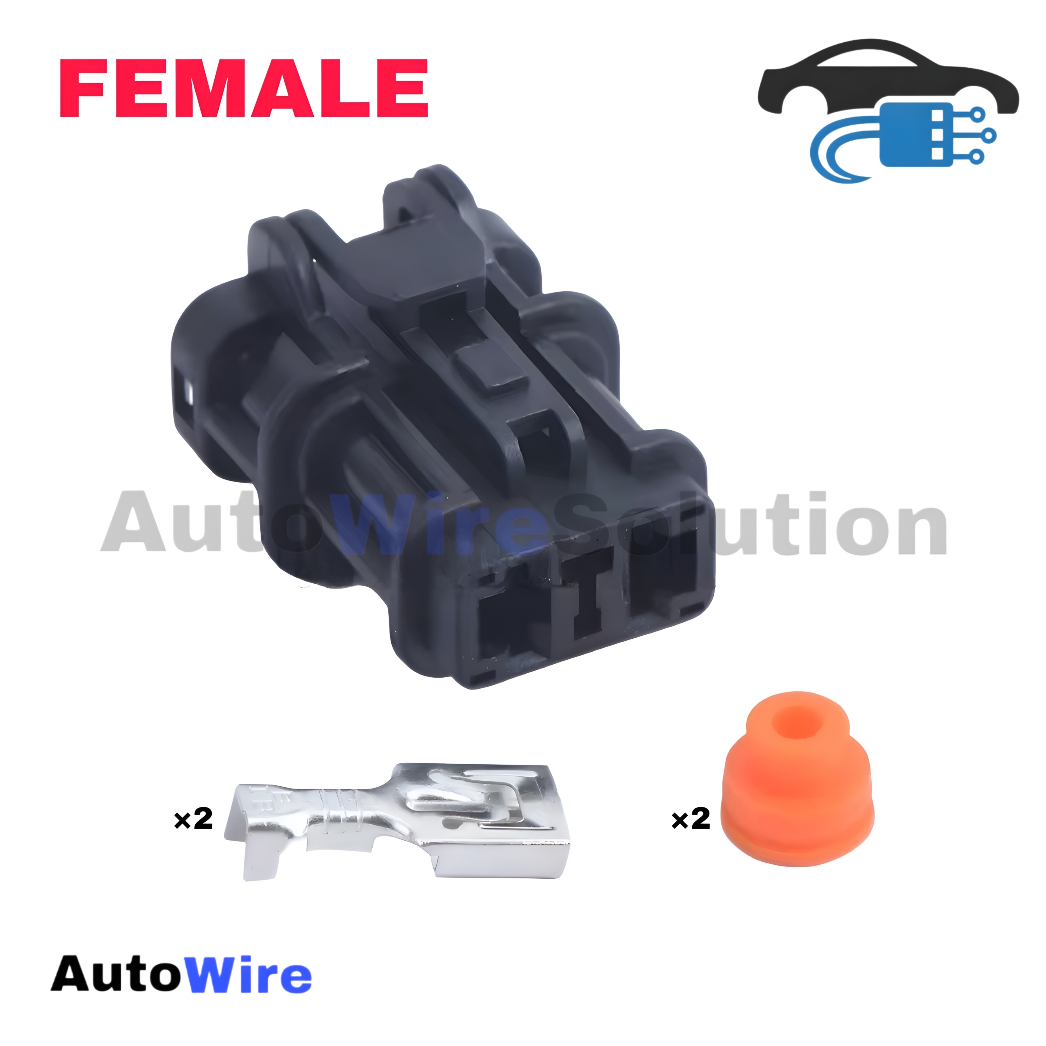CONNECTOR PRESSURE SWITCH 2 PIN FEMALE