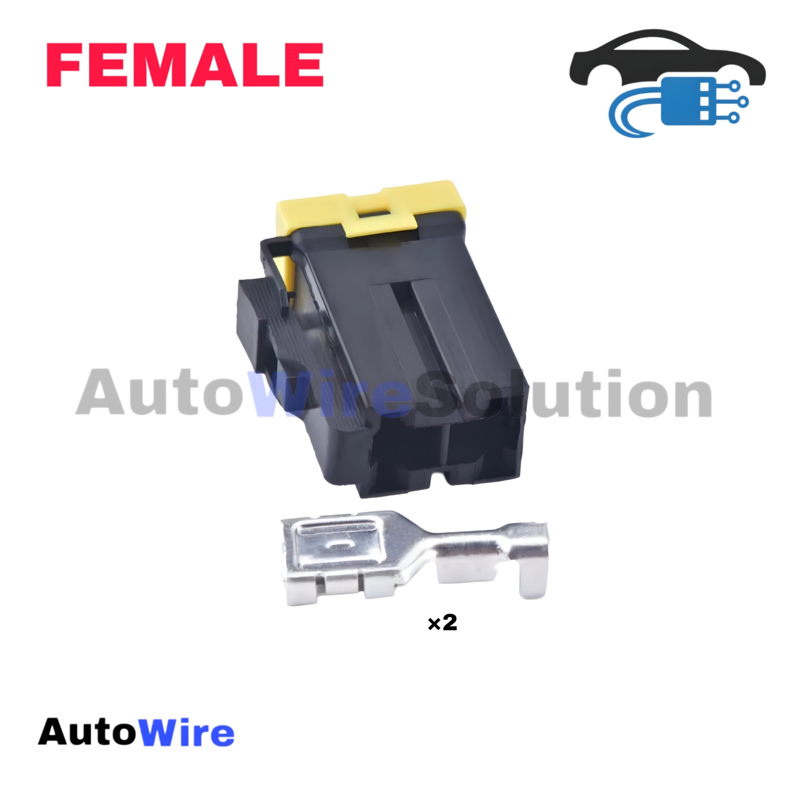 CONNECTOR FUSE 2 PIN FEMALE