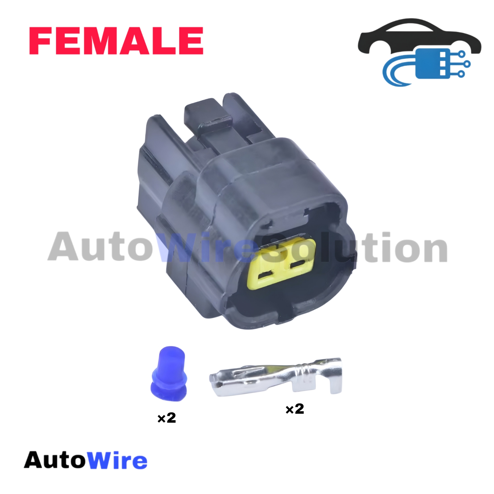 CONNECTOR DENSO 2 PIN FEMALE