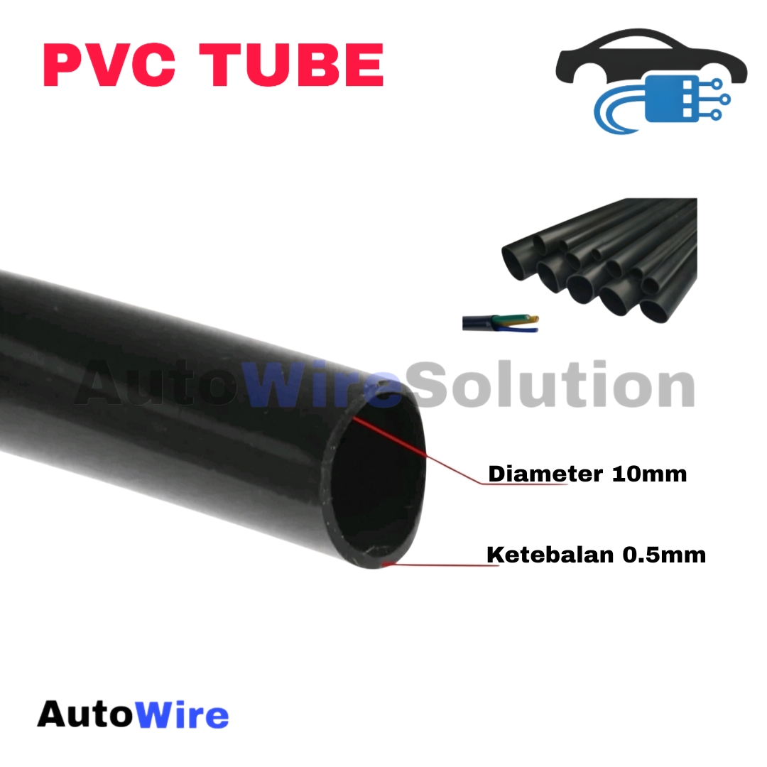 PVC TUBE PELINDUNG KABEL 10 MM
