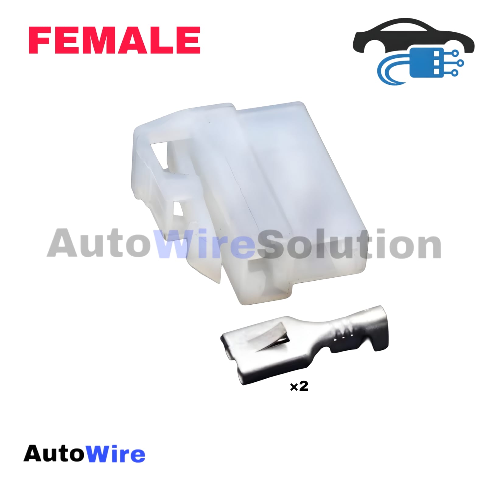 CONNECTOR CHANGE 2 PIN FEMALE