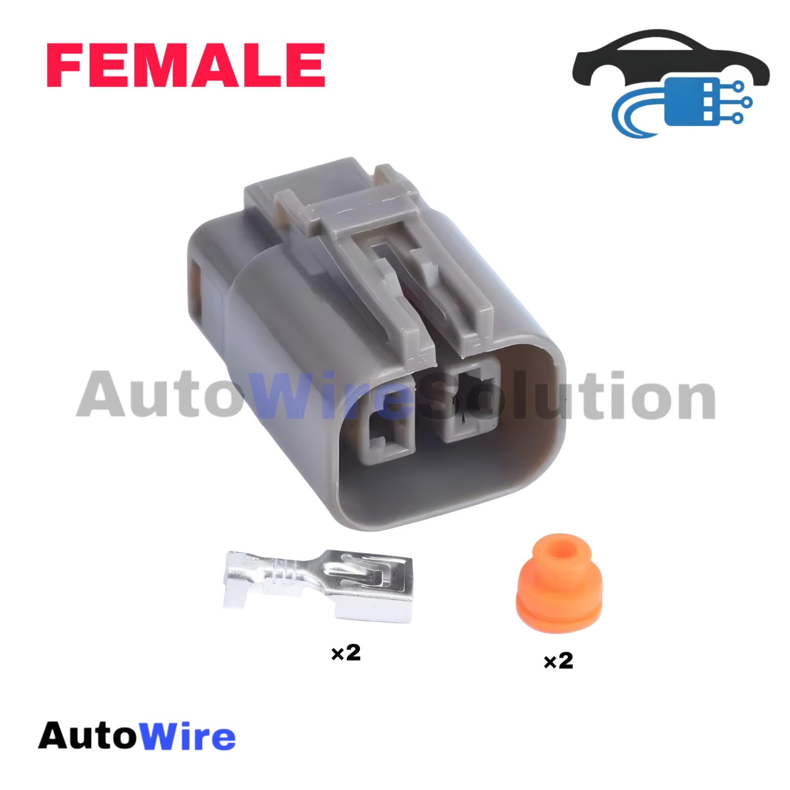 CONNECTOR CURRENT SWITCH 2 PIN FEMALE