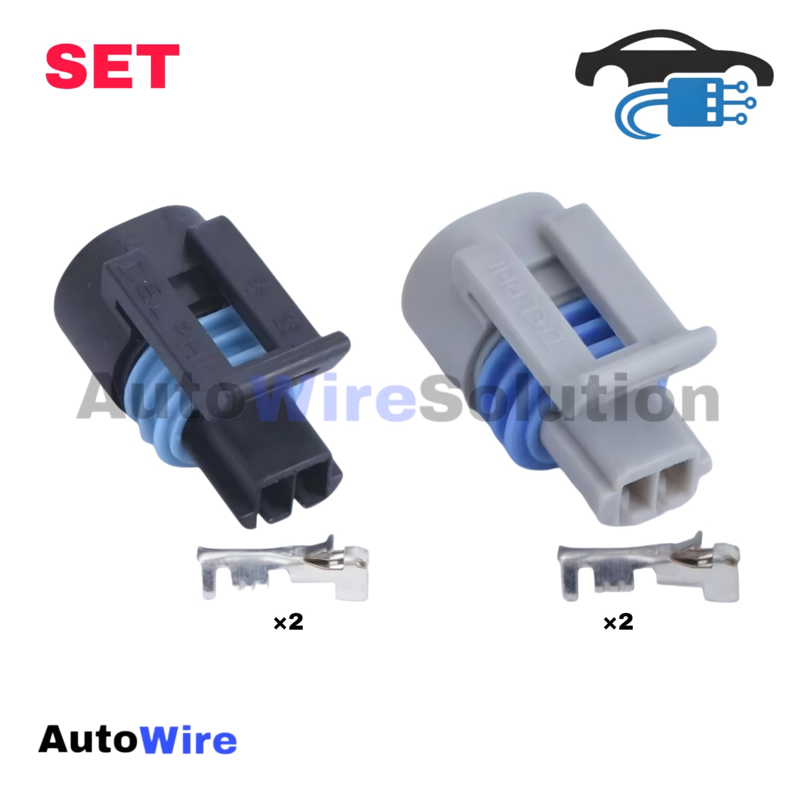 CONNECTOR TEMP KIT 2 PIN FEMALE