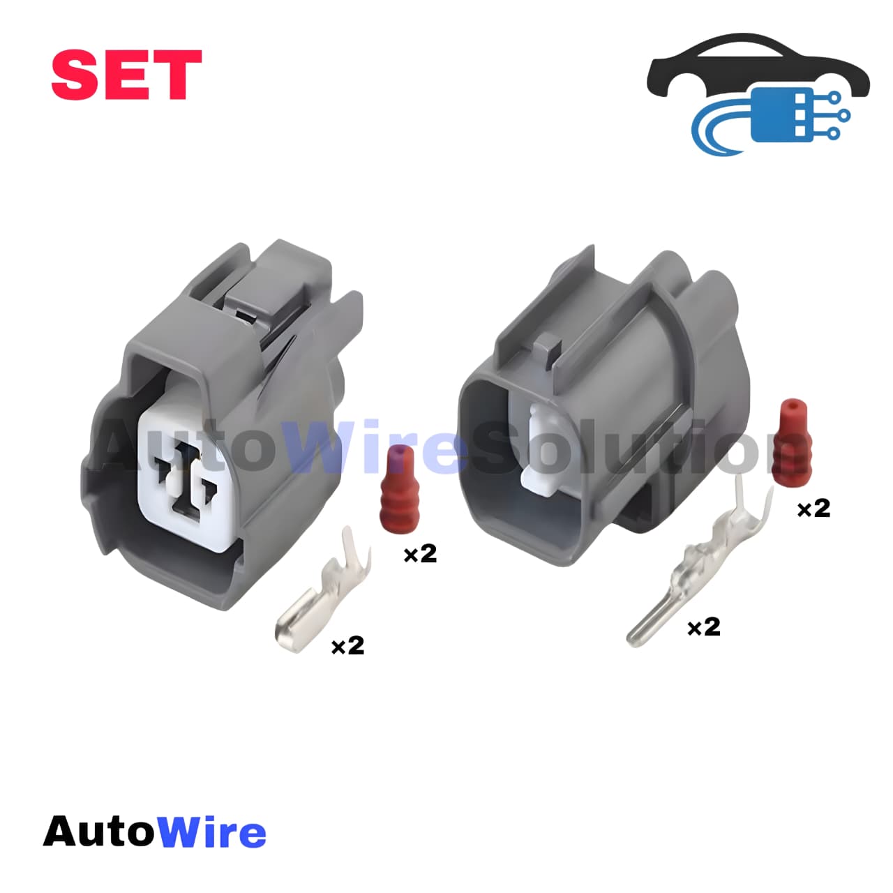 CONNECTOR HORN SUMITOMO 2 PIN KIT