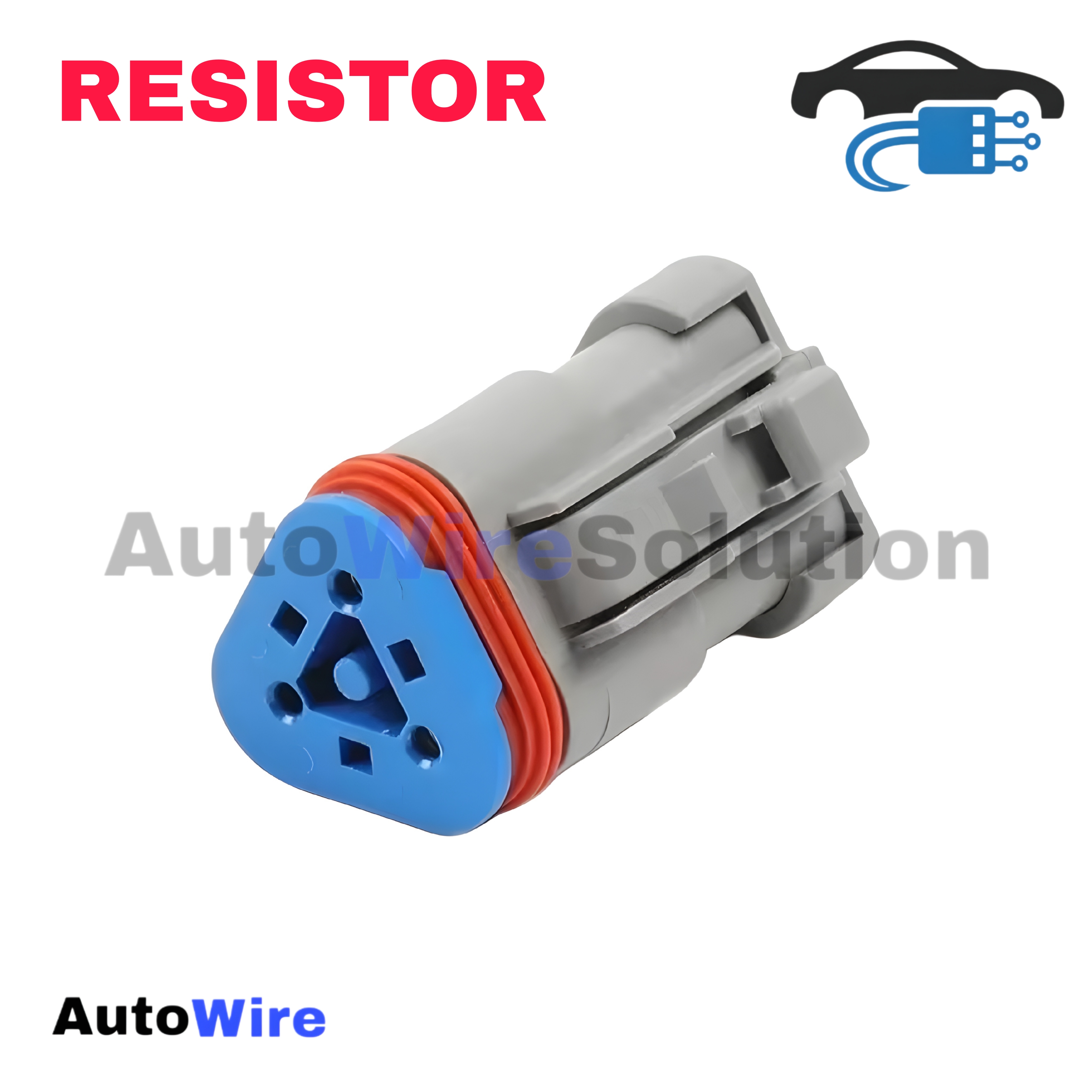 CONNECTOR RESISTOR CAN 3 PIN FEMALE