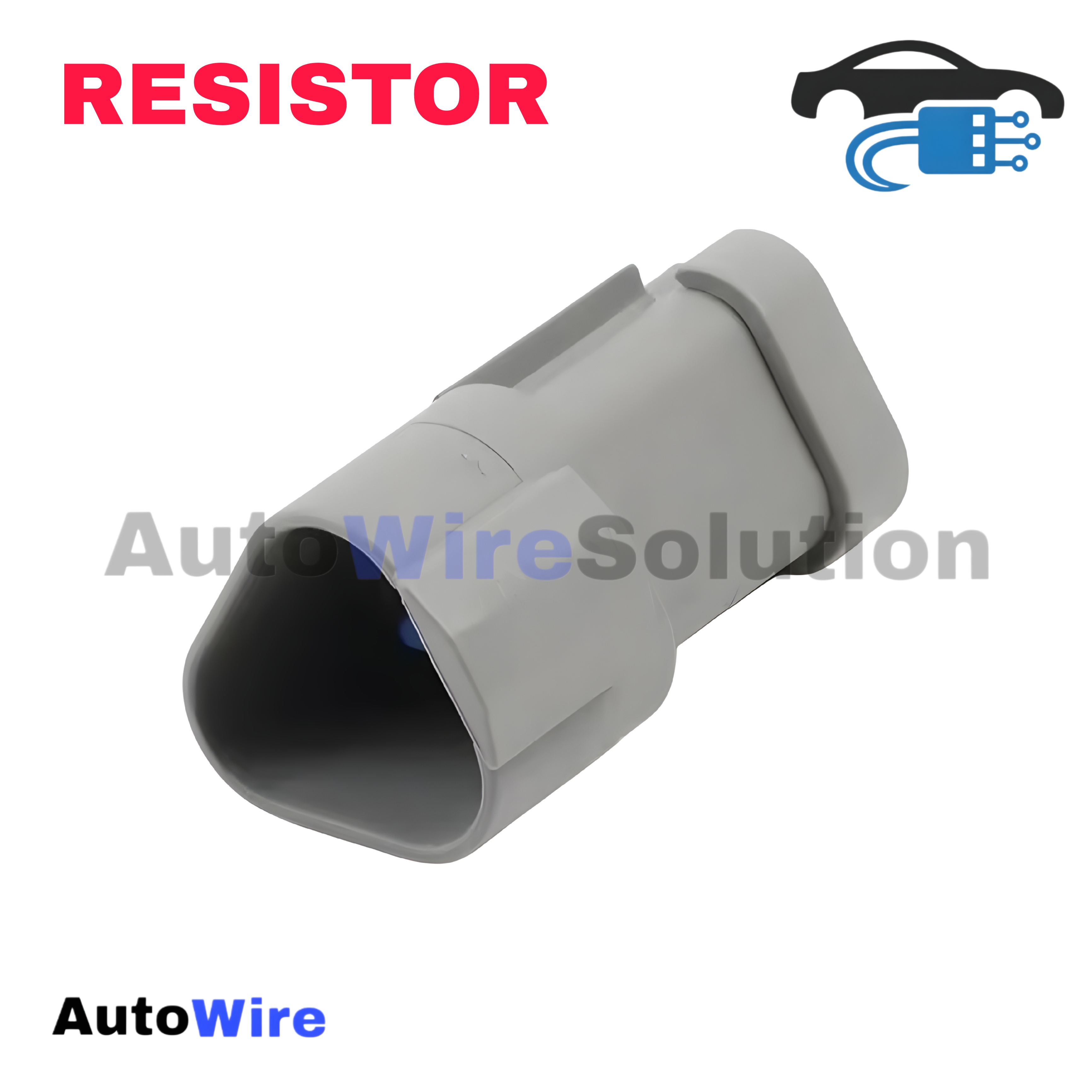 CONNECTOR RESISTOR CAN 3 PIN MALE