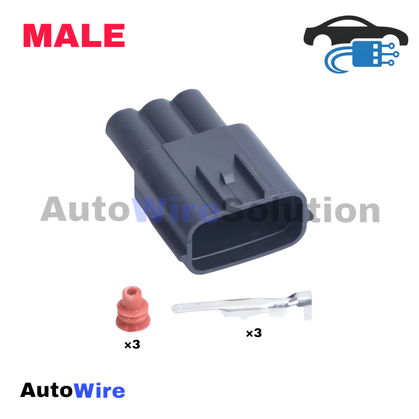CONNECTOR BOOST PRESSURE 3 PIN MALE