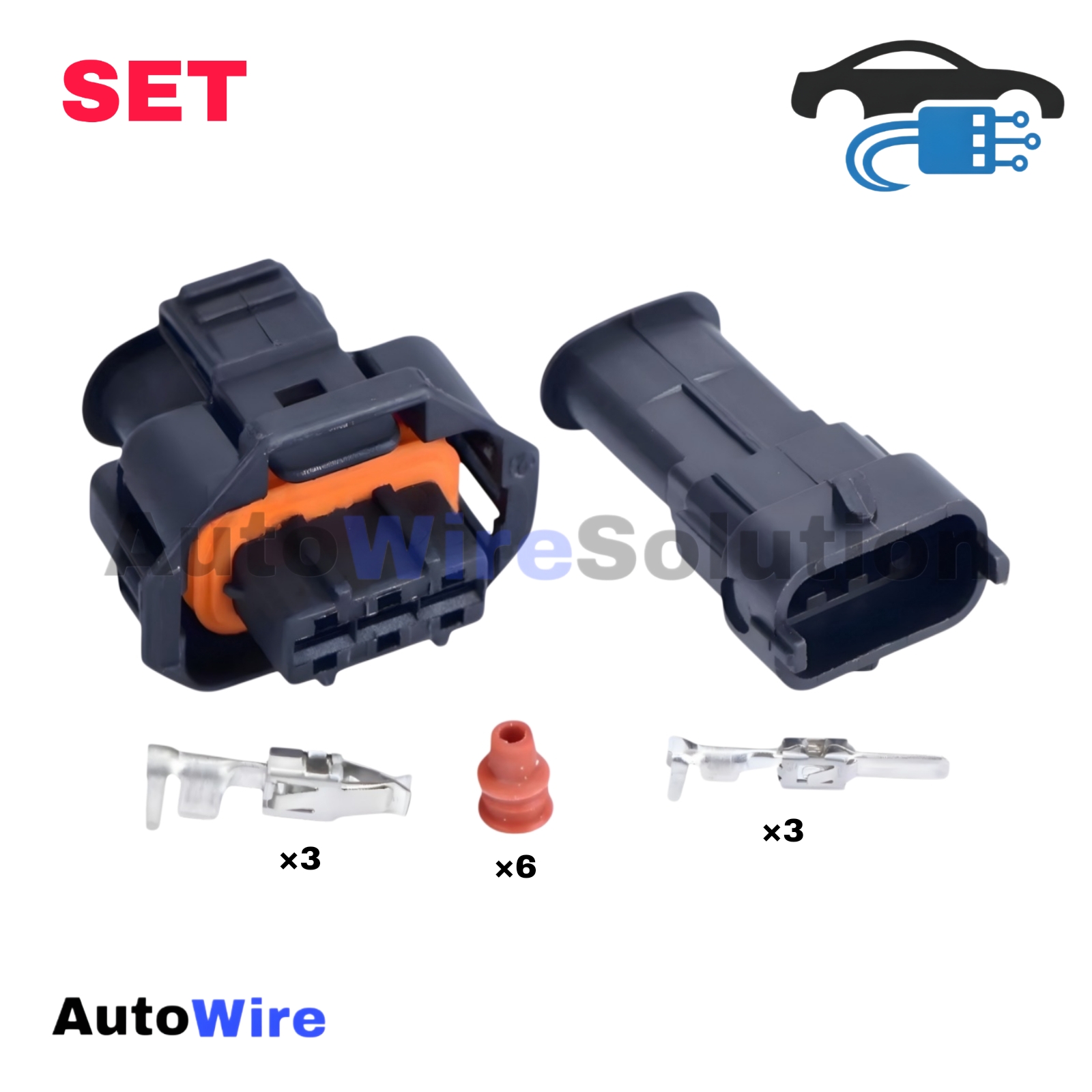 CONNECTOR BOSCH MAP 3 PIN KIT