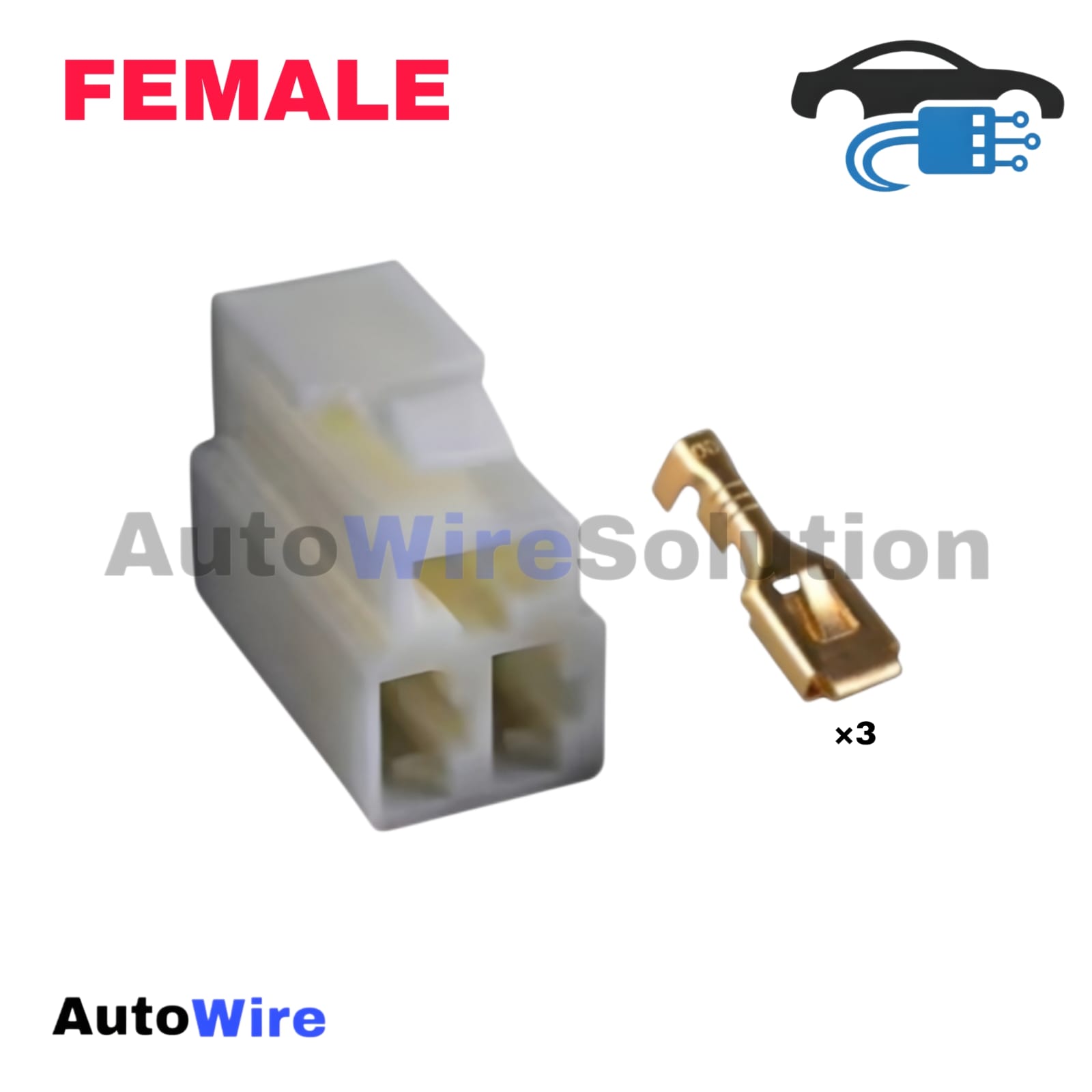 CONNECTOR CHANGE 3 PIN FEMALE