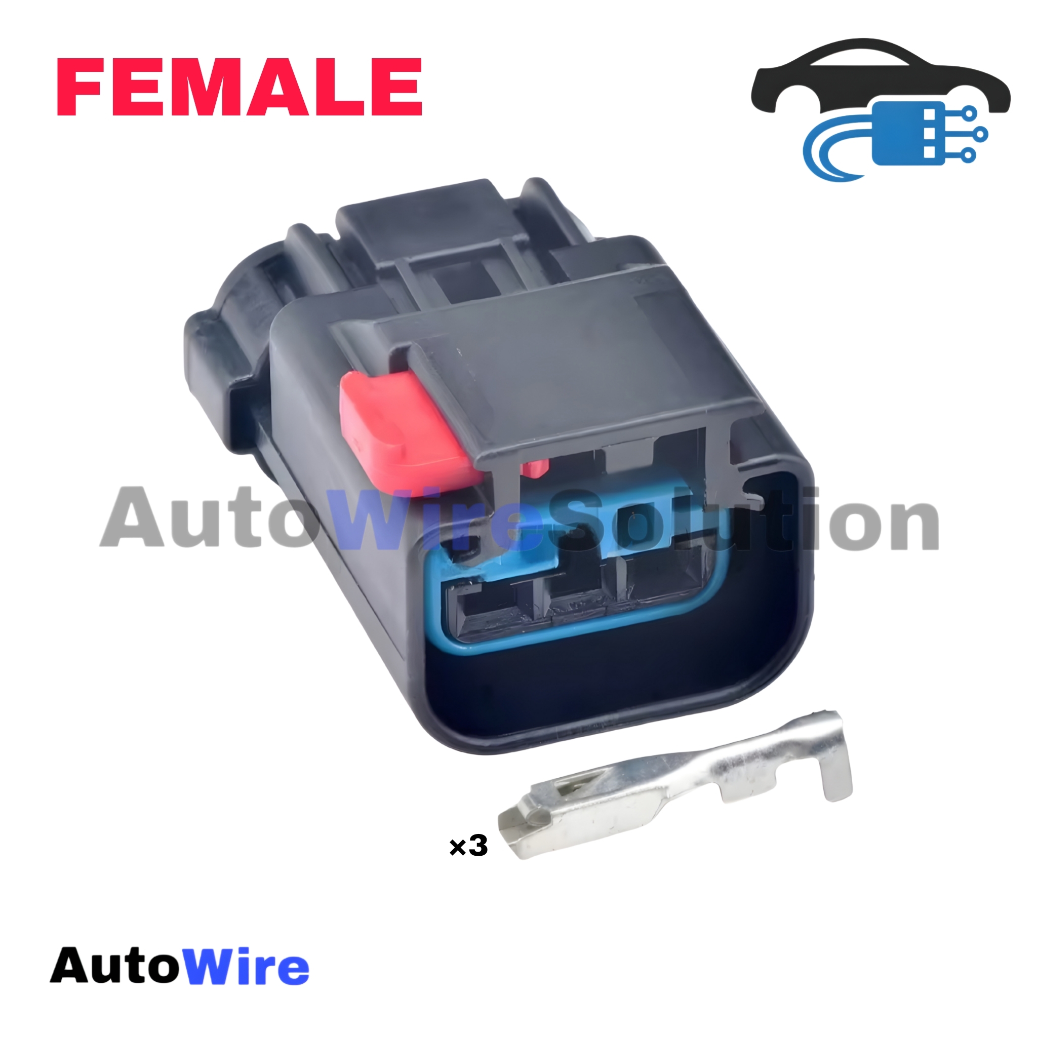 CONNECTOR ENGINE OIL PRESSURE 3 PIN FEMALE