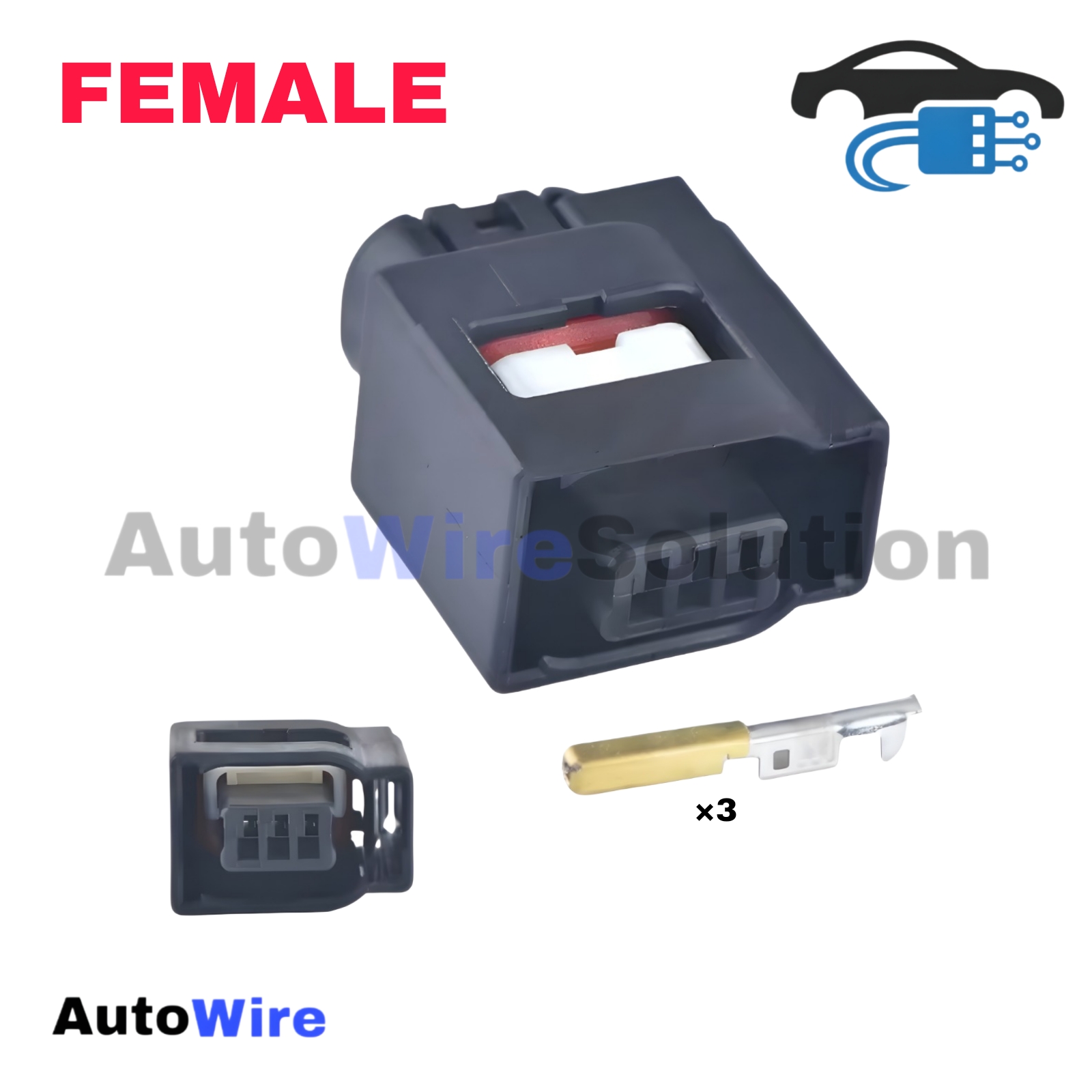 CONNECTOR SENSOR AMBIENT 3 PIN FEMALE