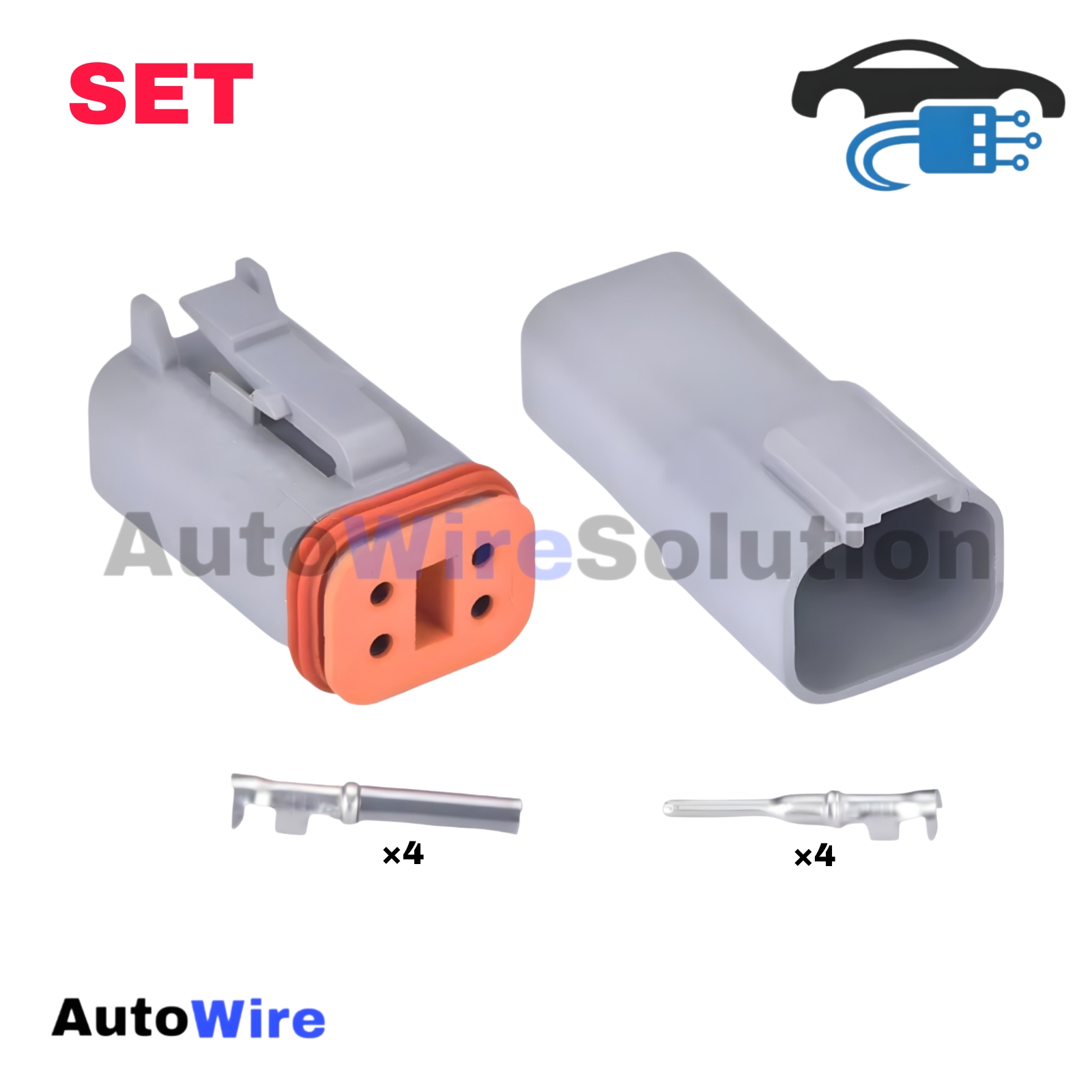 CONNECTOR DEUTSCH OEM 4 PIN KIT