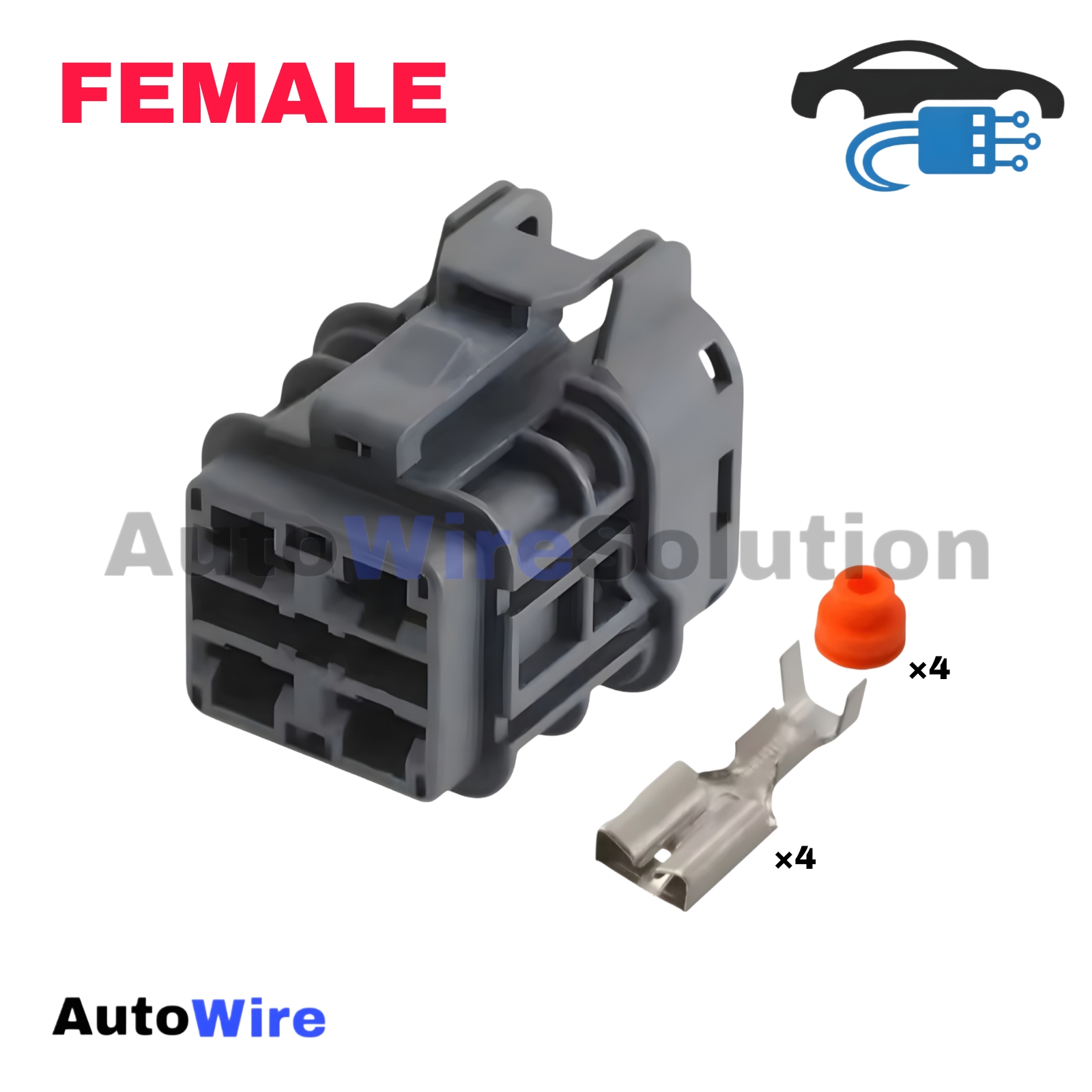 CONNECTOR YAZAKI SWP 4 PIN FEMALE