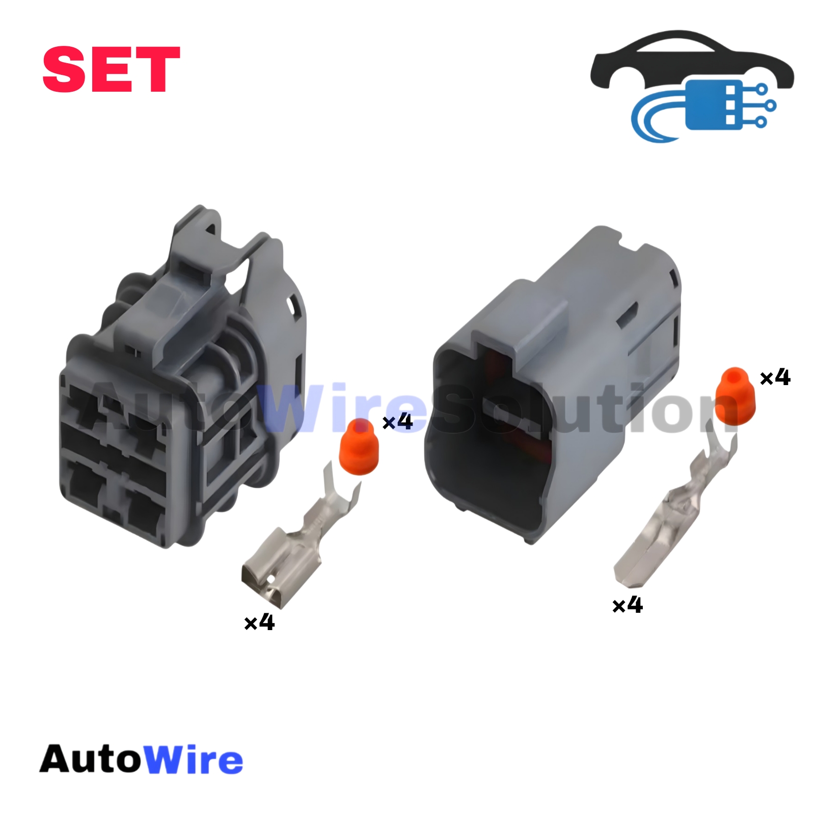 CONNECTOR YAZAKI SWP 4 PIN KIT