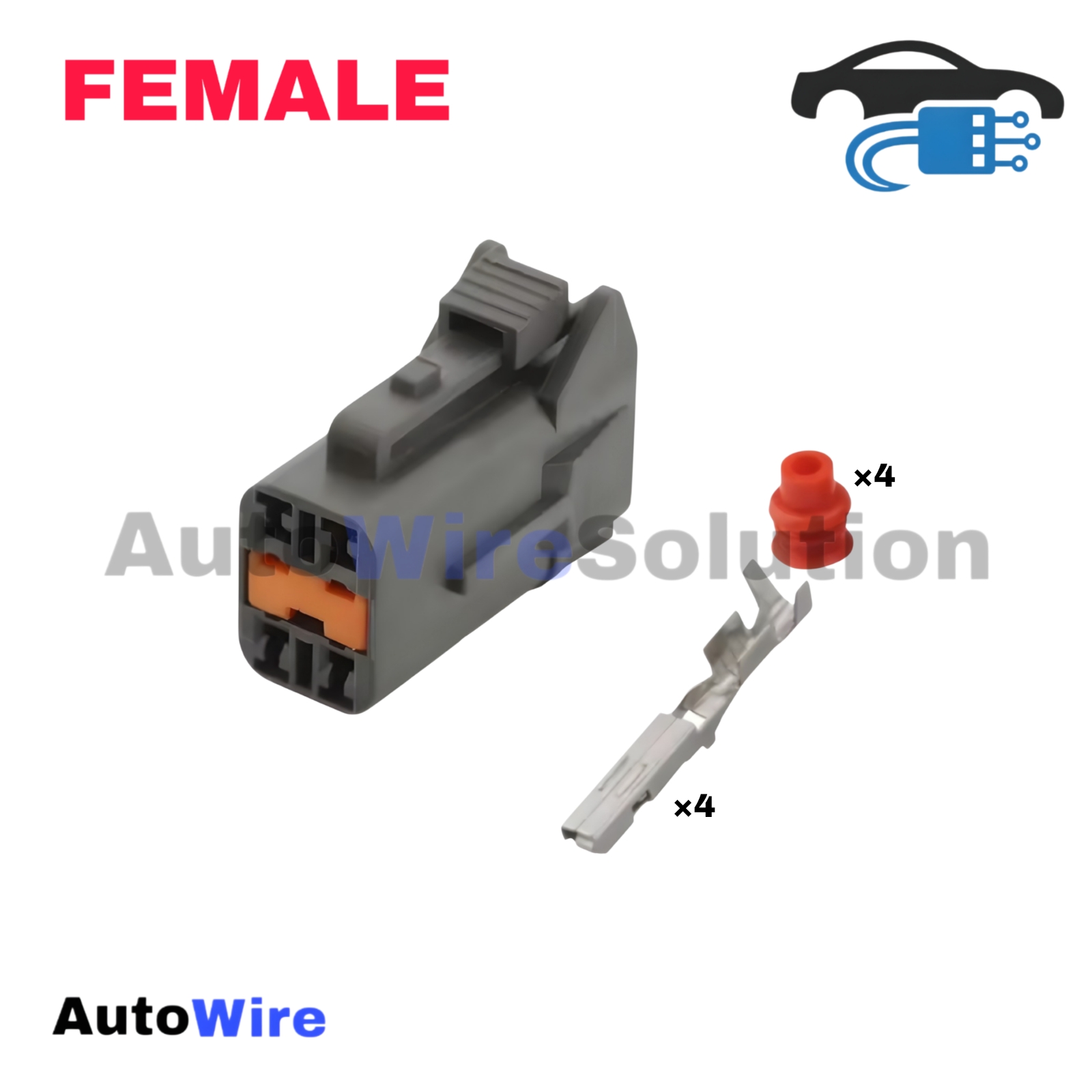 CONNECTOR YAZAKI ZP 4 PIN FEMALE