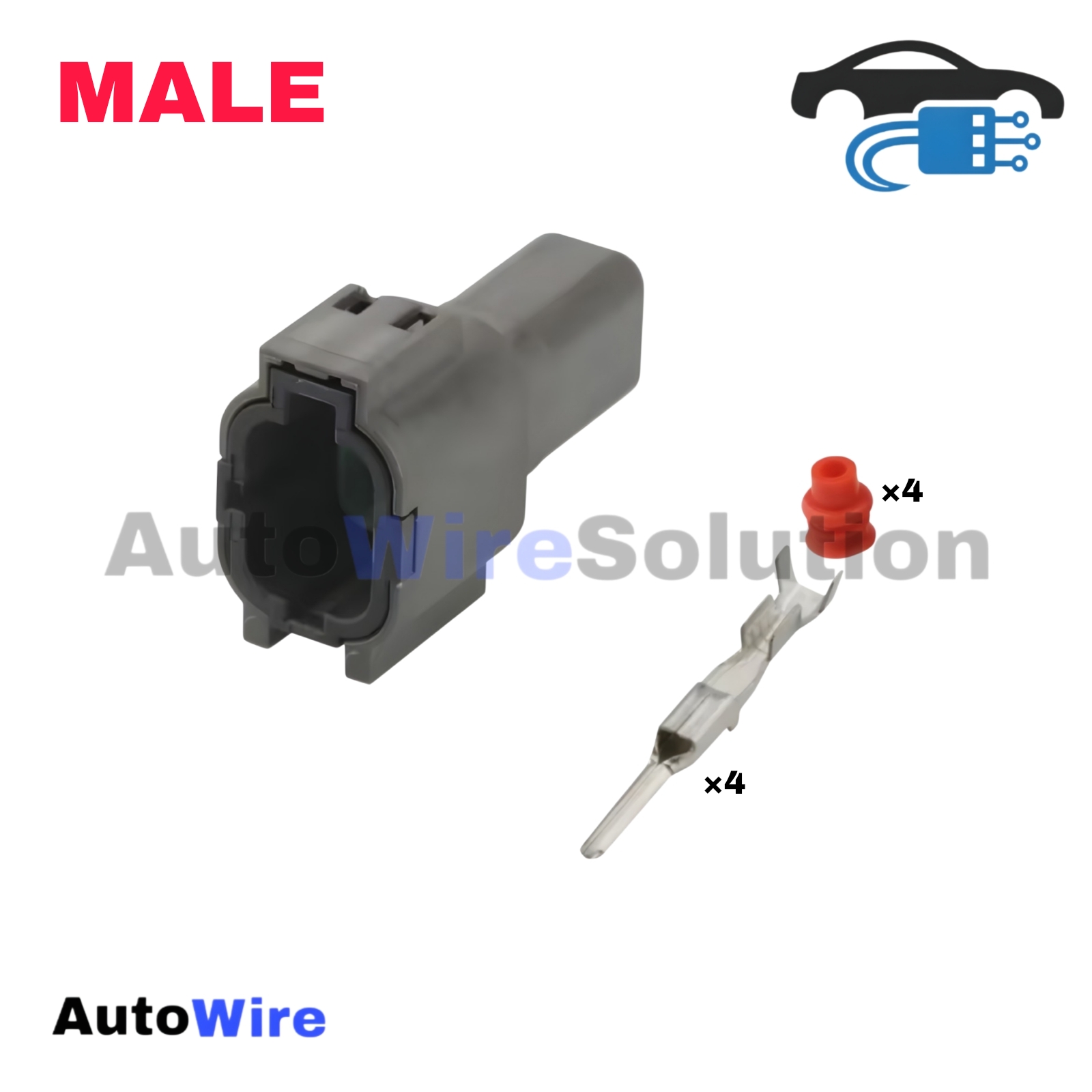 CONNECTOR YAZAKI ZP 4 PIN MALE