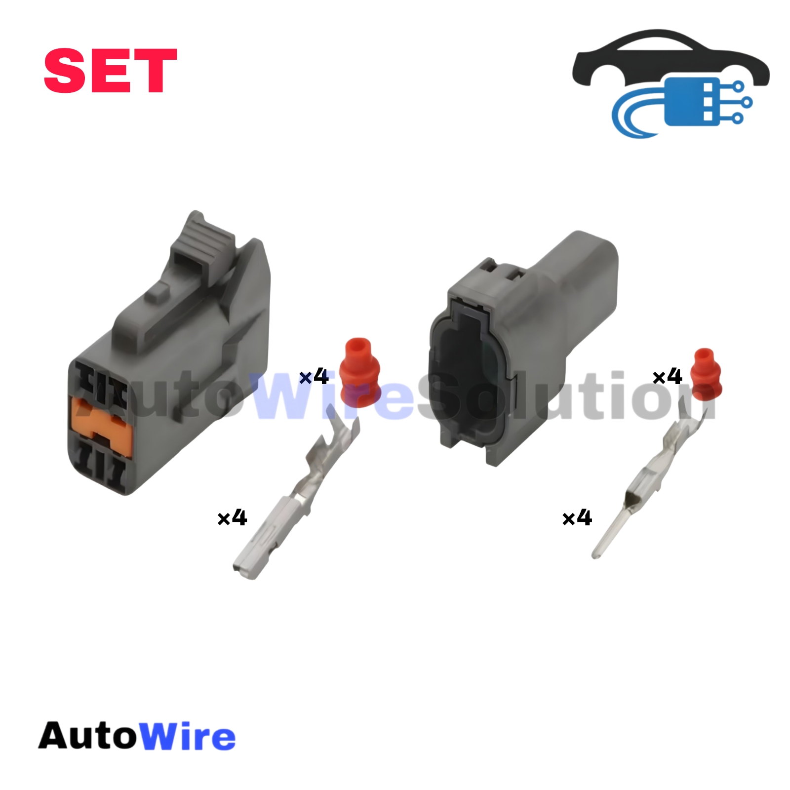 CONNECTOR YAZAKI ZP 4 PIN KIT