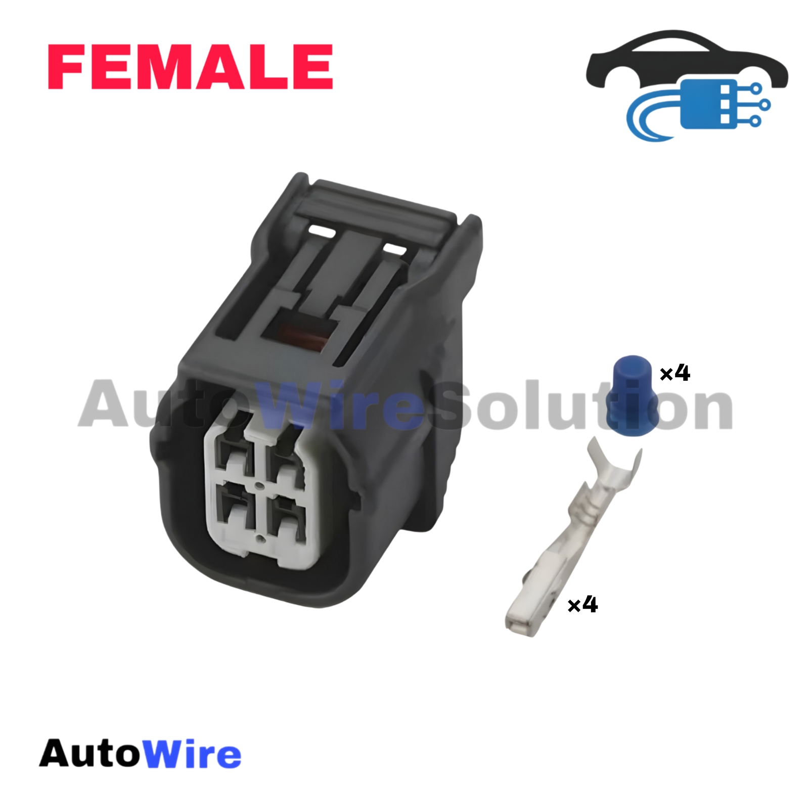 CONNECTOR HVG OXY 4 PIN FEMALE