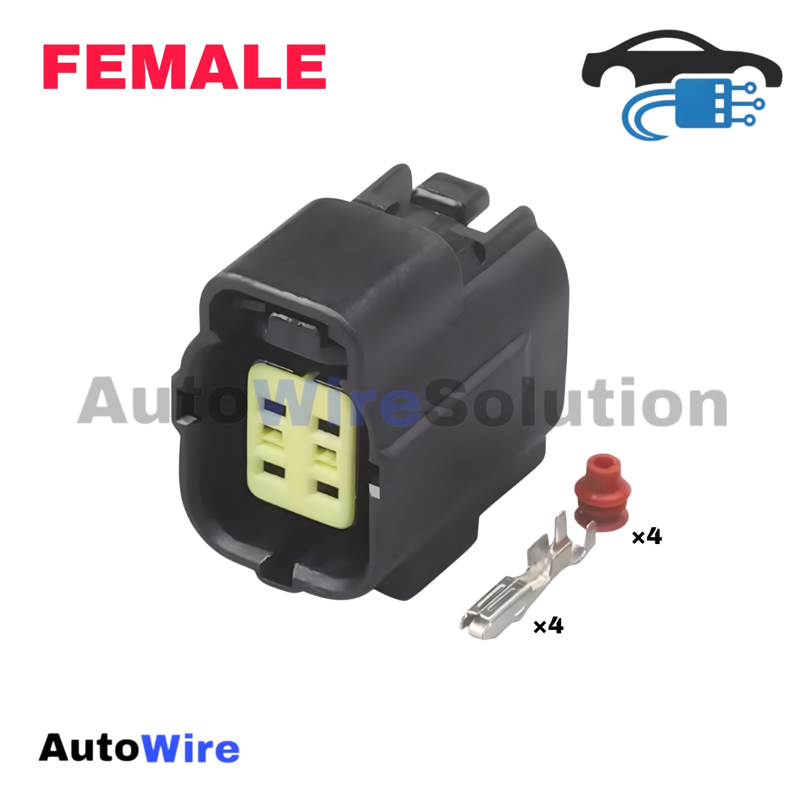 CONNECTOR DENSO 4 PIN FEMALE