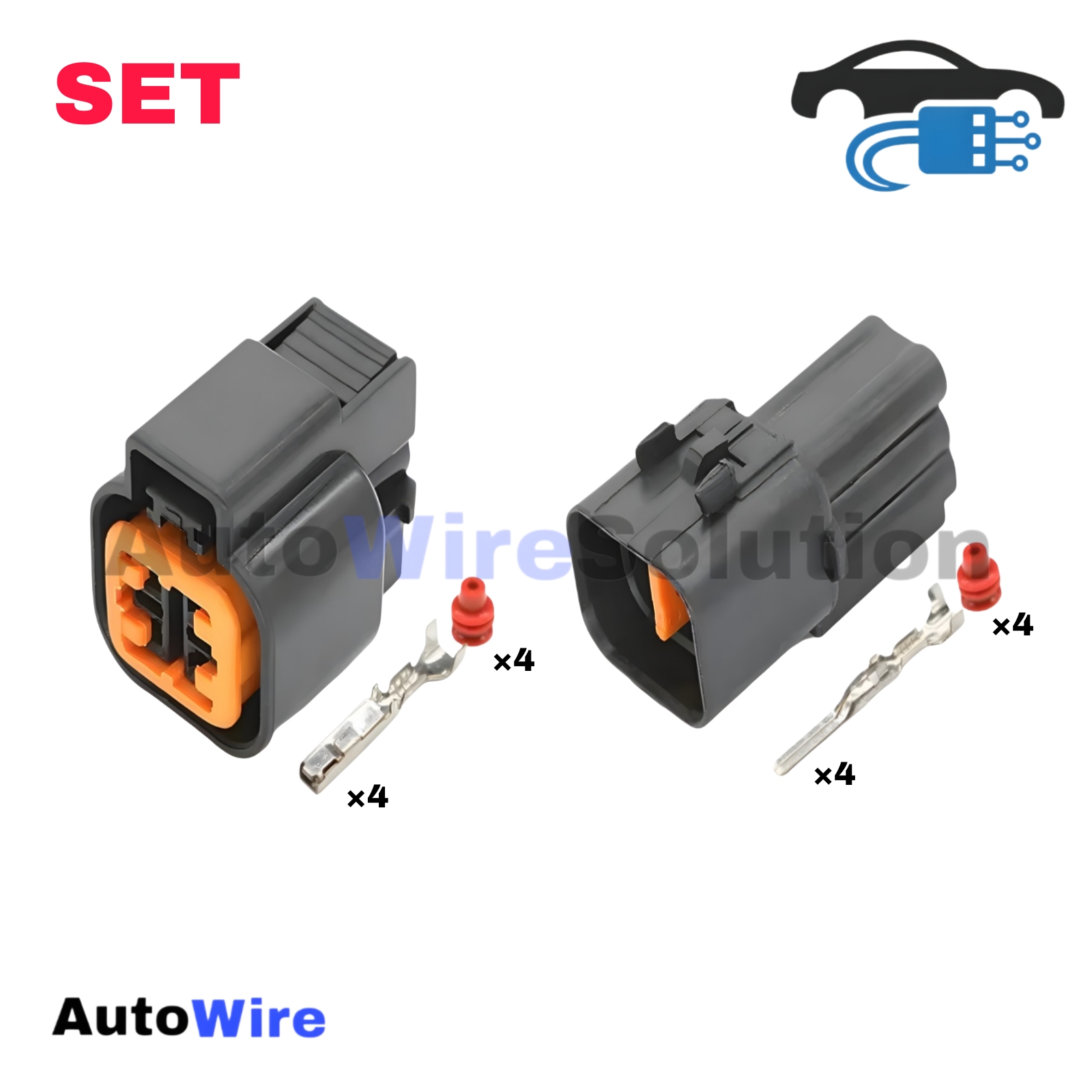 CONNECTOR OXYGEN SENSOR 4 PIN KIT