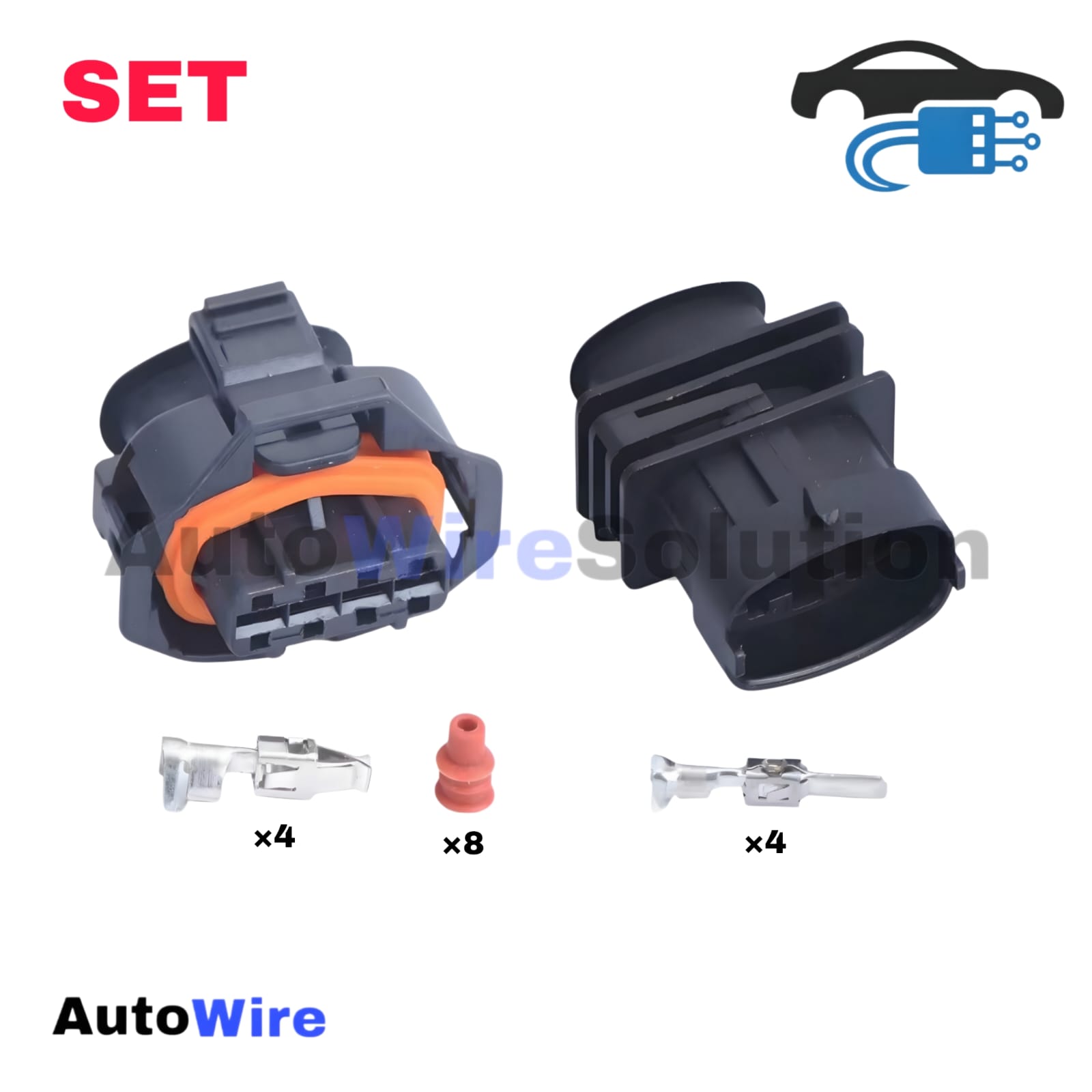 CONNECTOR AUTO SENSOR 4 PIN KIT