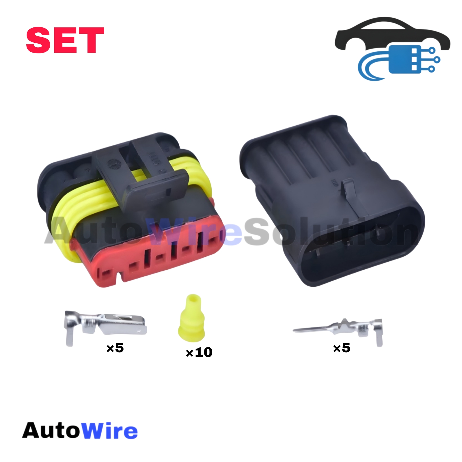 CONNECTOR SUPERSEAL 5 PIN KIT
