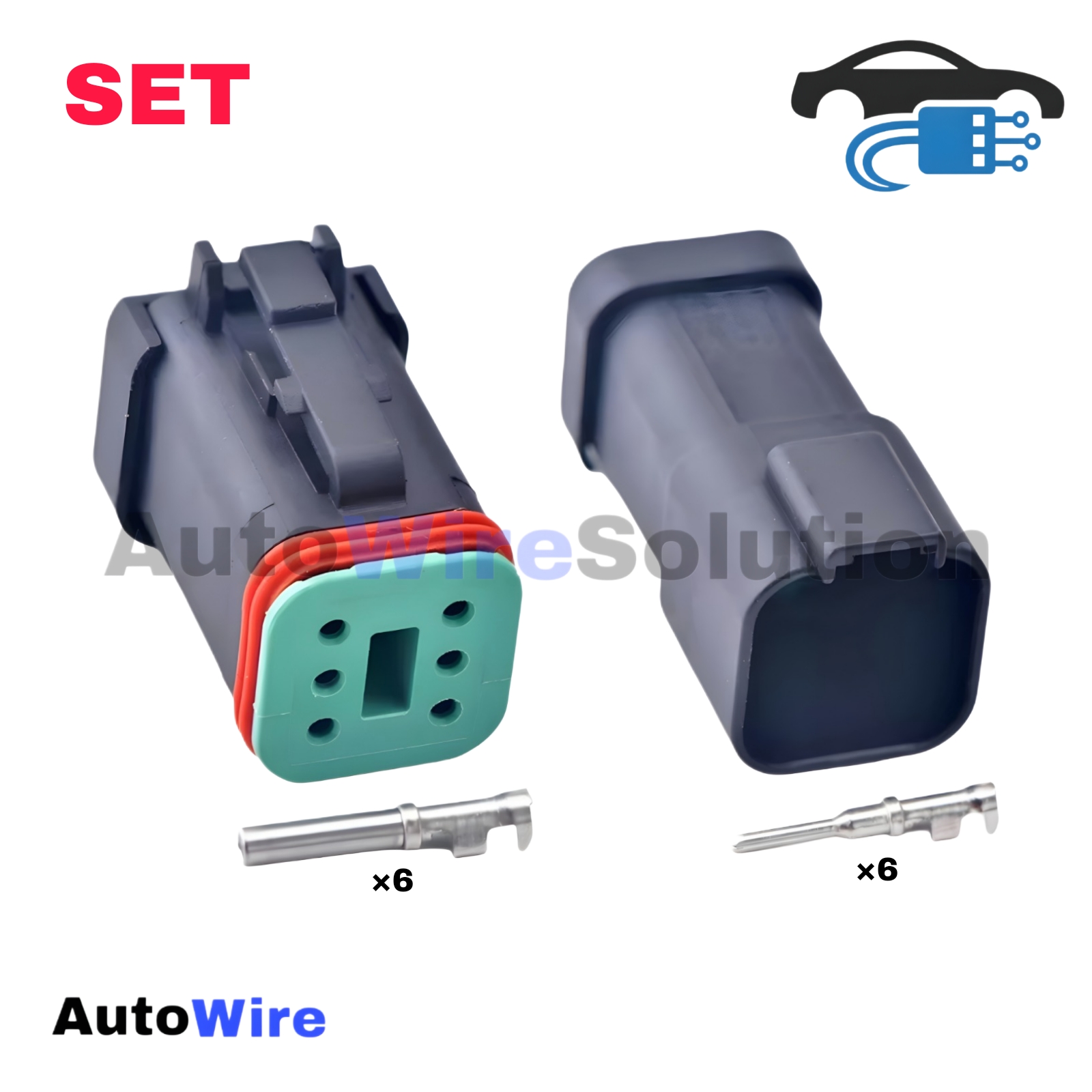 CONNECTOR DEUTSCH 6 PIN SERIES KIT