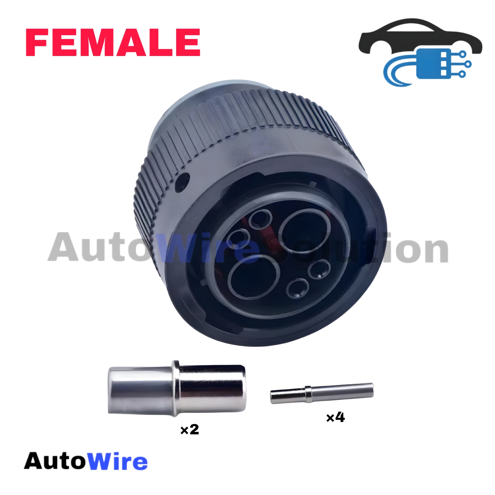 CONNECTOR DEUTSCH HDP 6 PIN FEMALE
