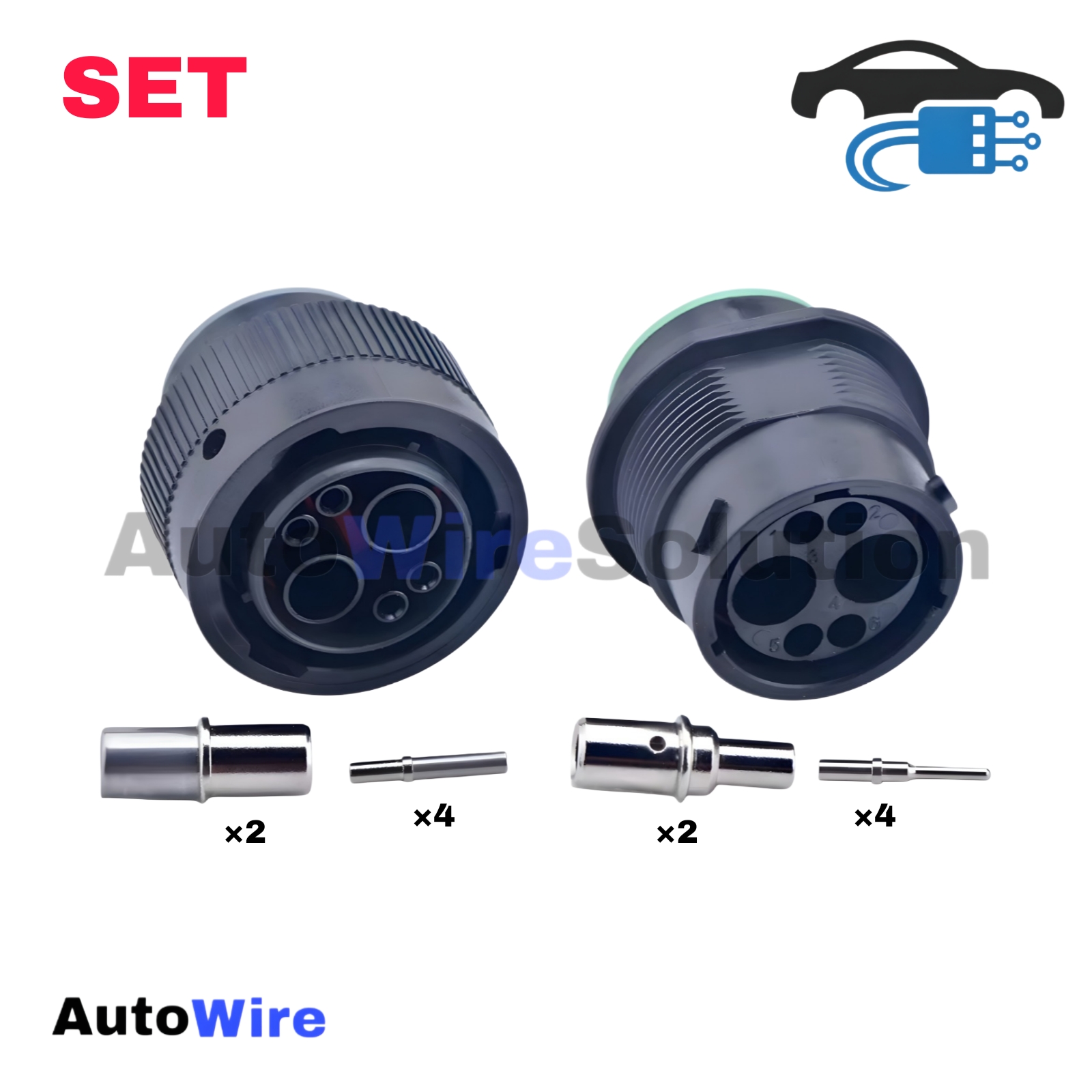 CONNECTOR DEUTSCH HDP 6 PIN KIT