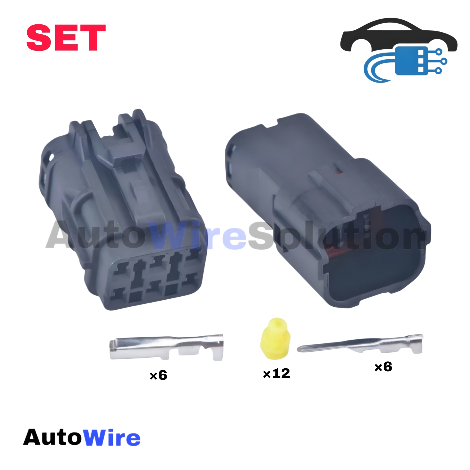 CONNECTOR YAZAKI SWP 6 PIN KIT