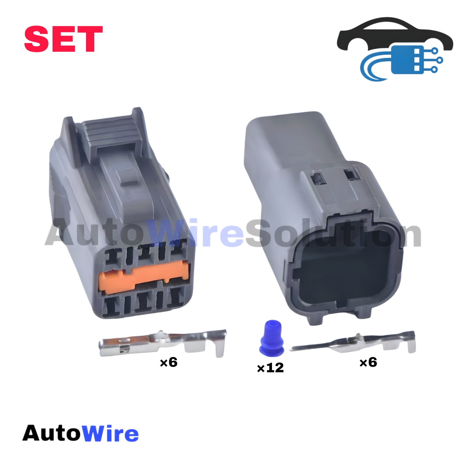 CONNECTOR YAZAKIS SERIES 6 PIN KIT