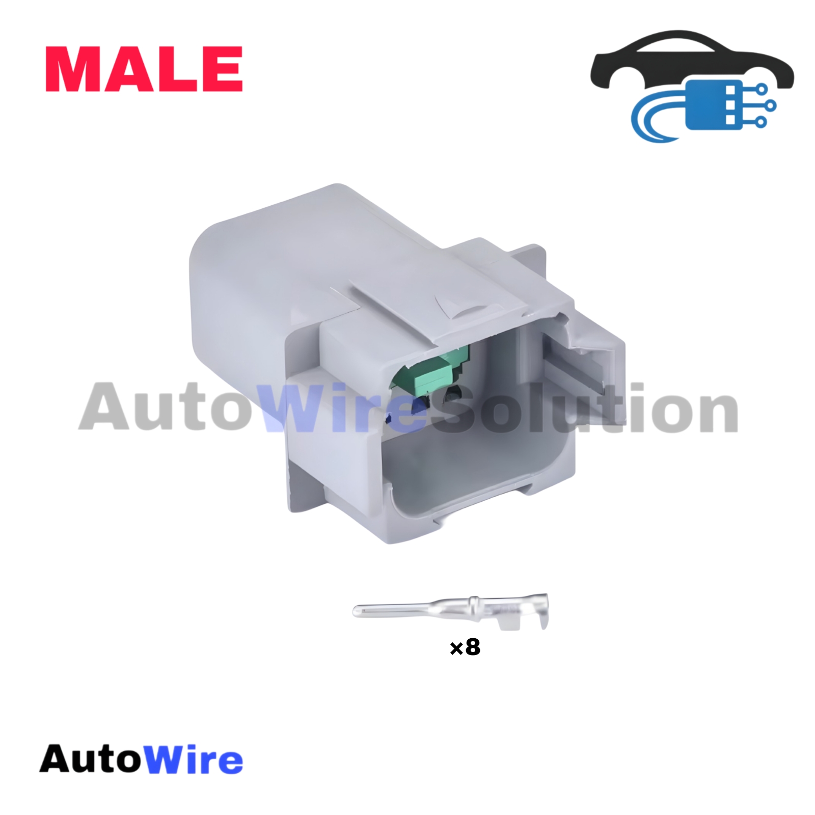 CONNECTOR DEUTSCH OEM 8 PIN MALE