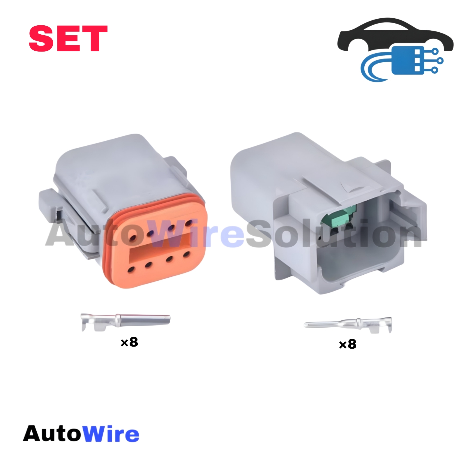 CONNECTOR DEUTSCH OEM 8 PIN KIT