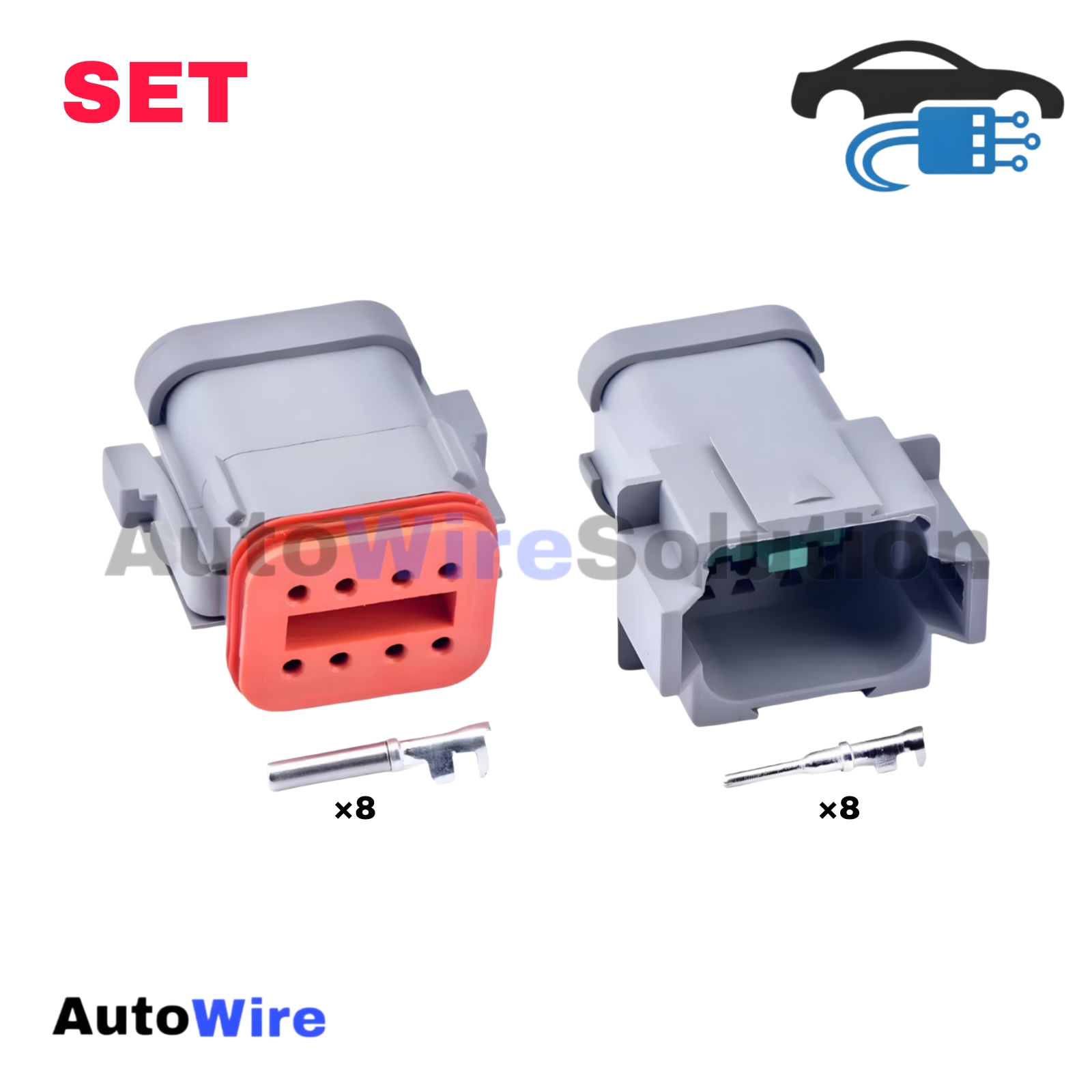 CONNECTOR DEUTSCH 8 PIN GREY SERIES KIT