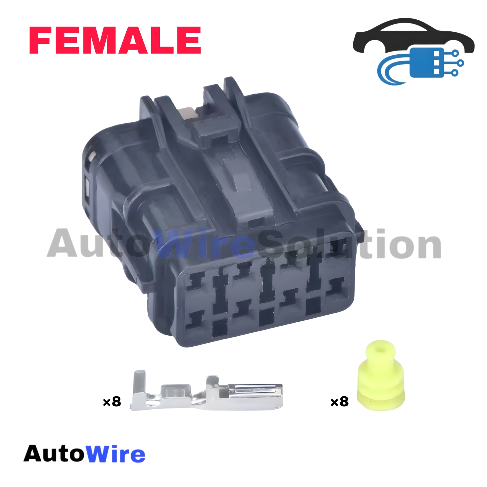 CONNECTOR YAZAKI SWP 8 PIN FEMALE