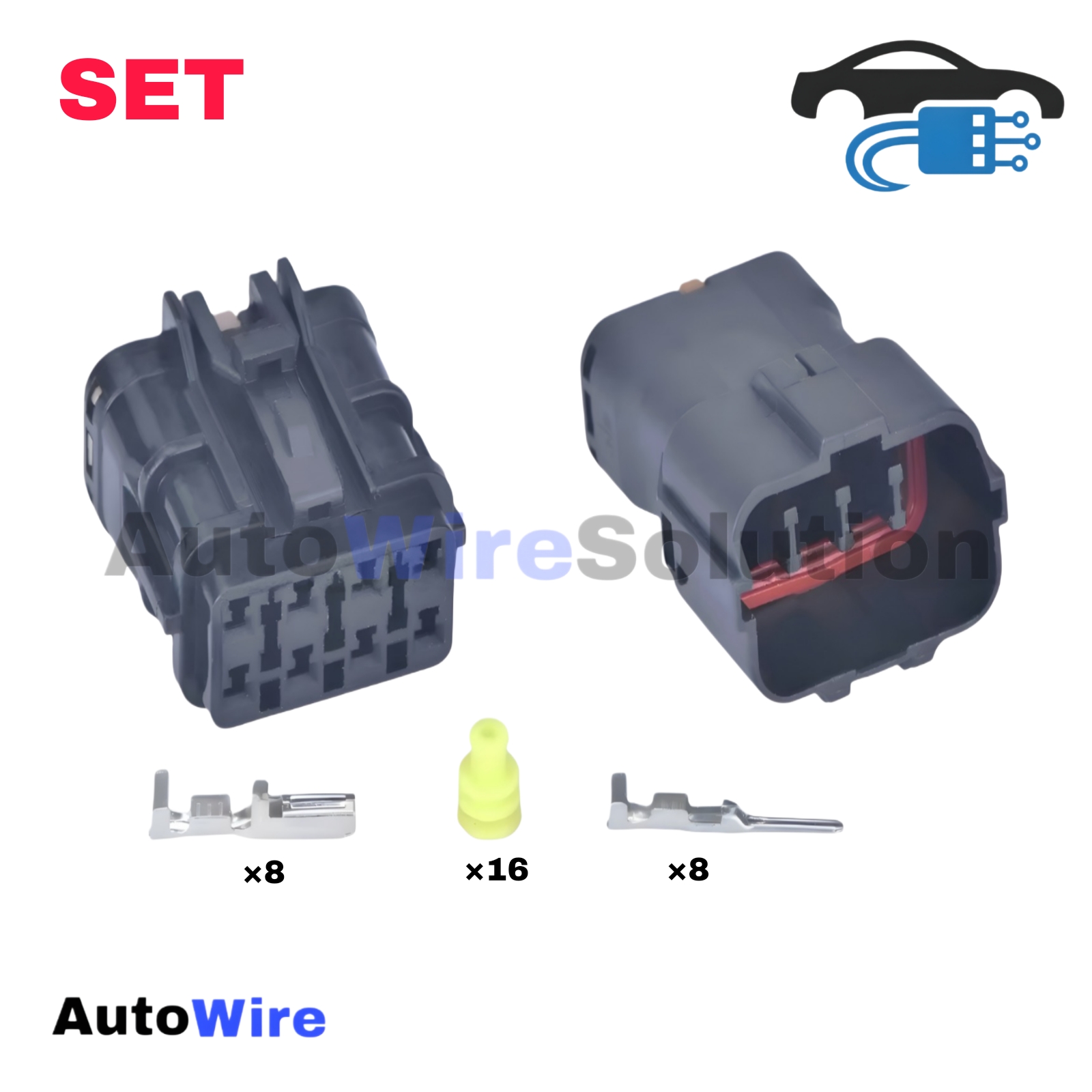 CONNECTOR YAZAKI SWP 8 PIN KIT