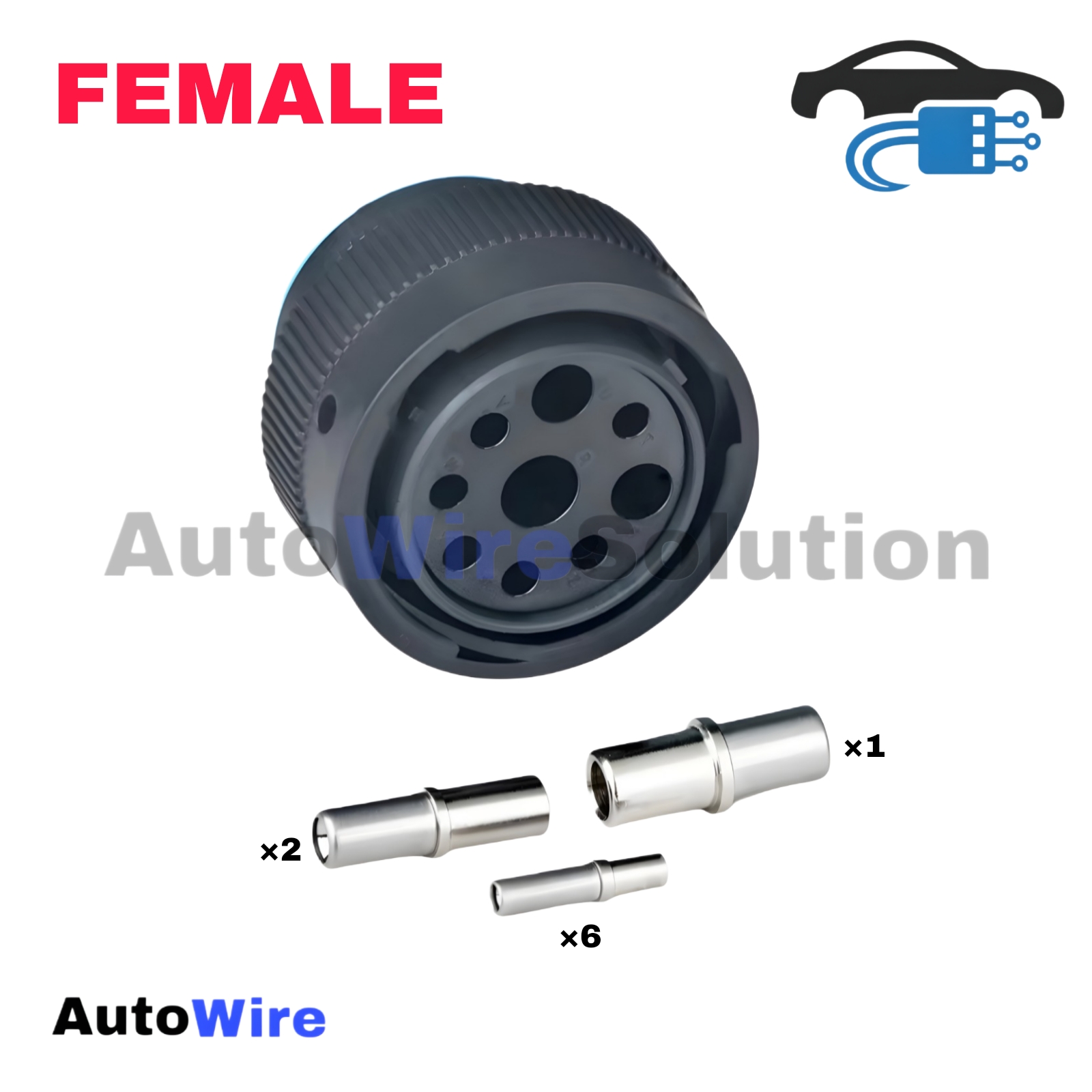 CONNECTOR DEUTSCH HDP 9 PIN FEMALE