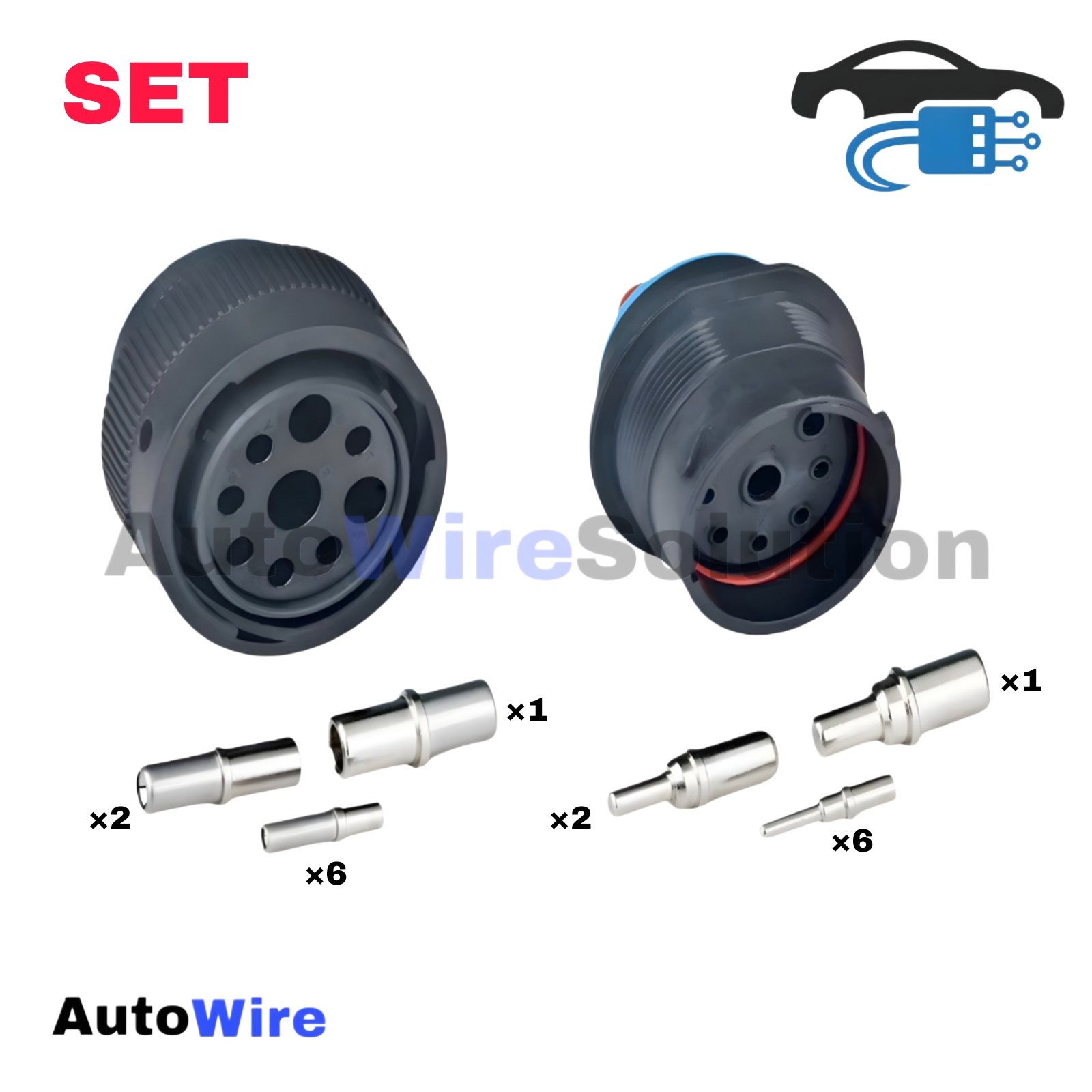 CONNECTOR DEUTSCH HDP 9 PIN KIT