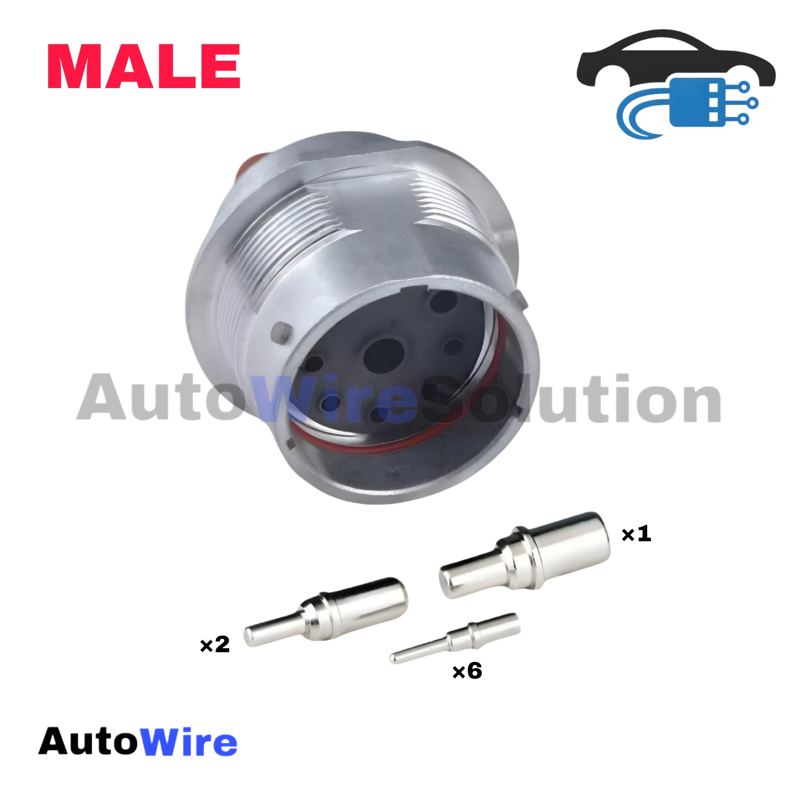 CONNECTOR DEUTSCH HD 9 PIN MALE