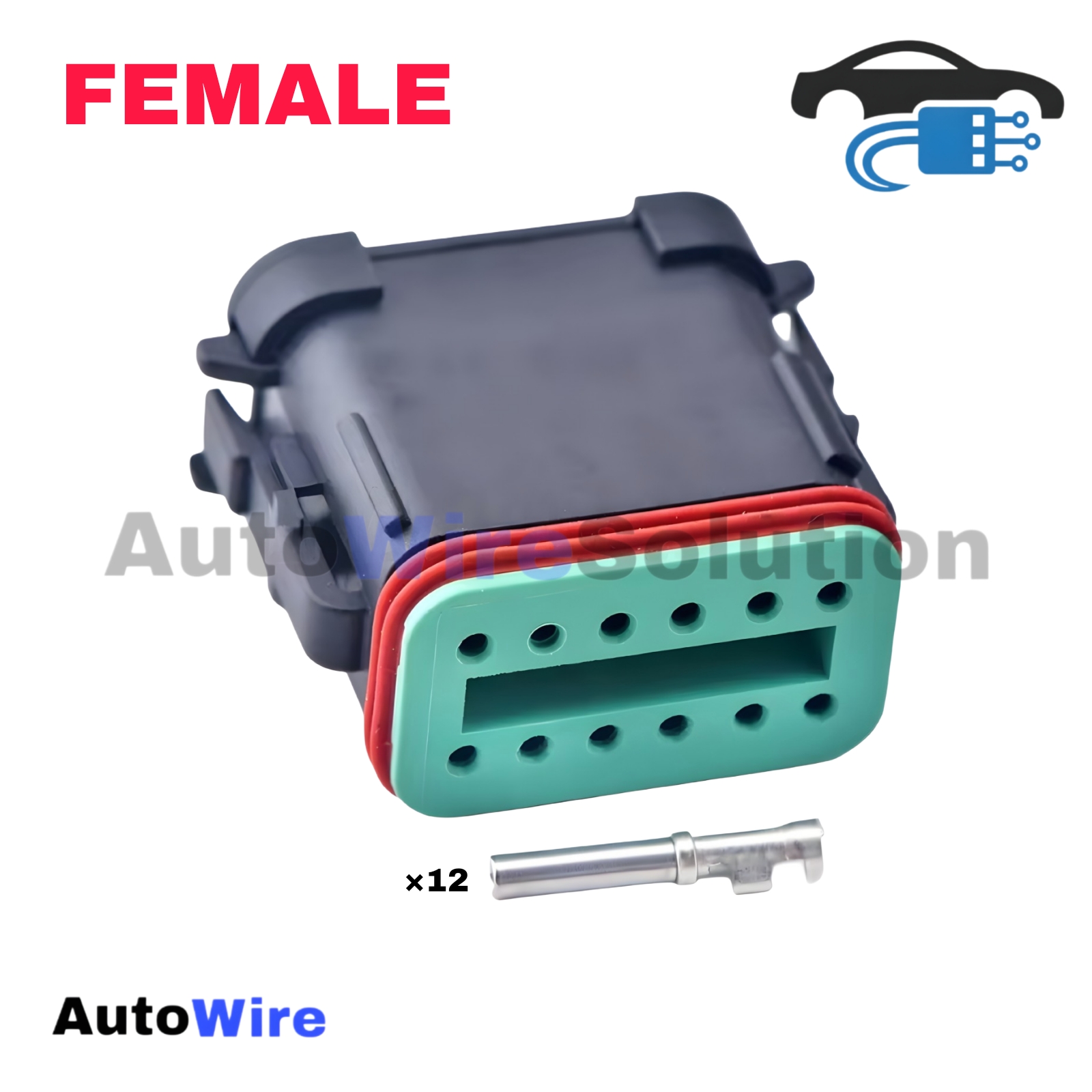 CONNECTOR DEUTSCH 12 PIN FEMALE SERIES