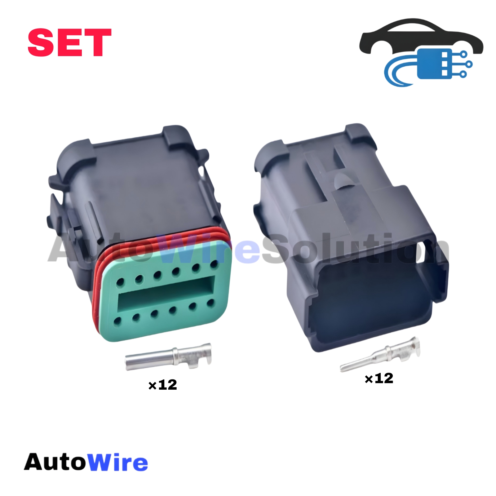 CONNECTOR DEUTSCH 12 PIN SERIES KIT