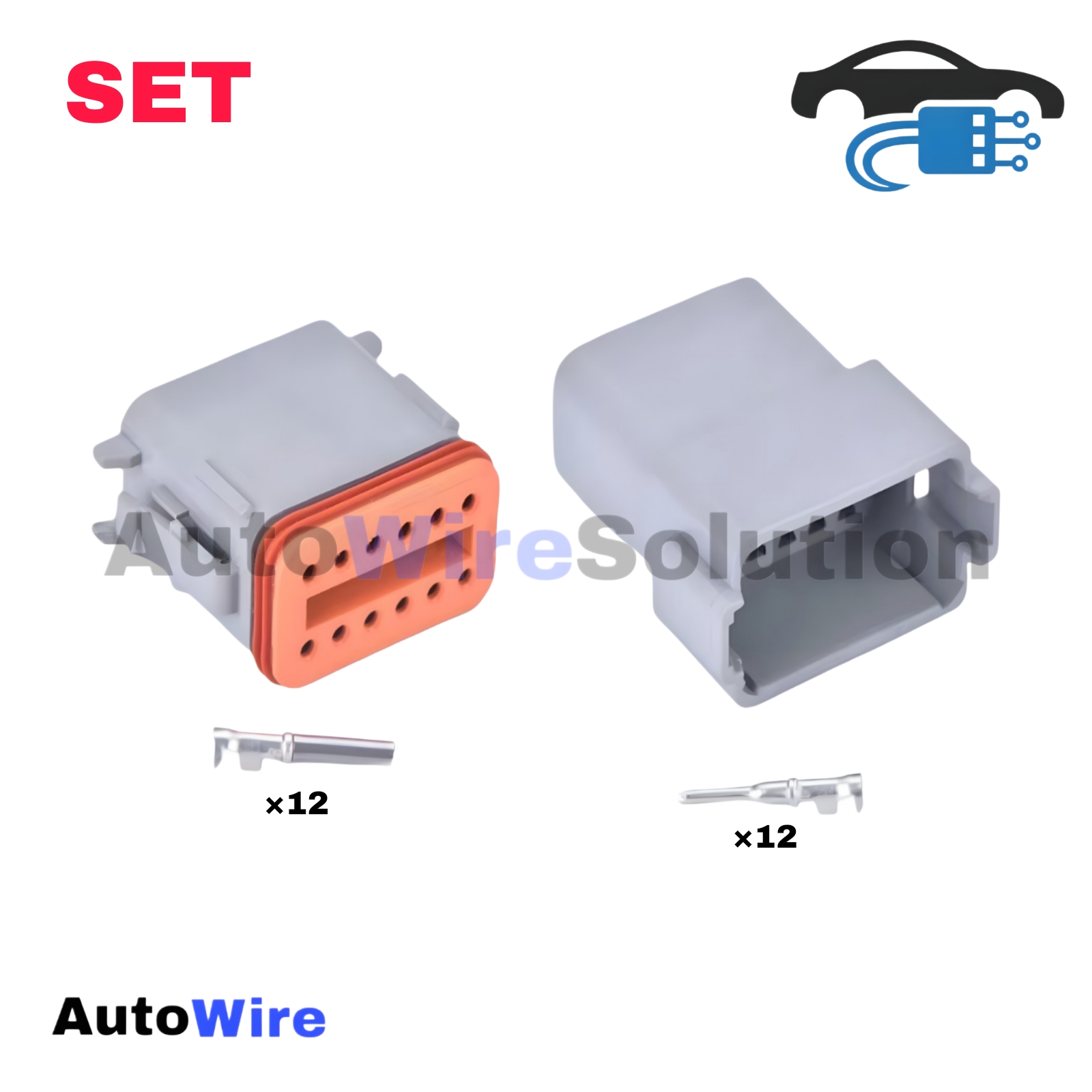 CONNECTOR DEUTSCH OEM 12 PIN KIT