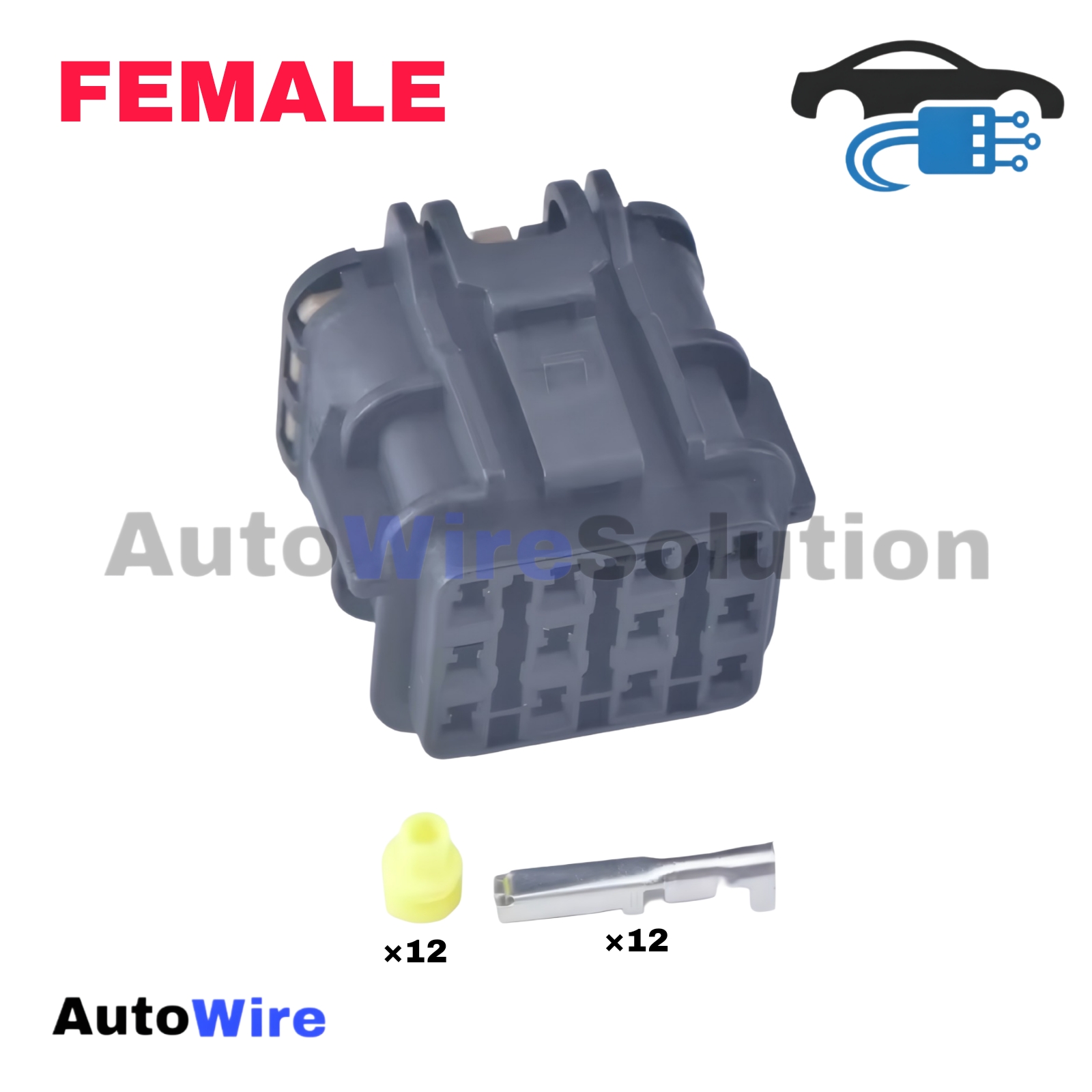 CONNECTOR YAZAKI SWP 12 PIN FEMALE